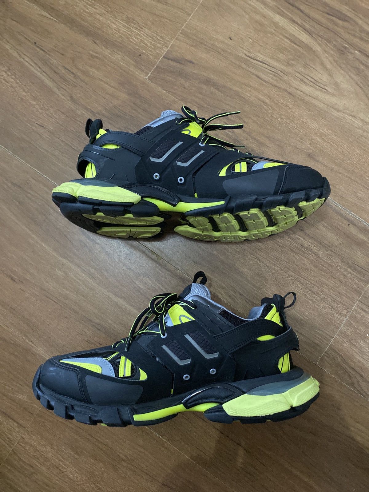 Balenciaga Balenciaga Track Sneaker Black Yellow Size US 10 / EU 43 - 2 Thumbnail