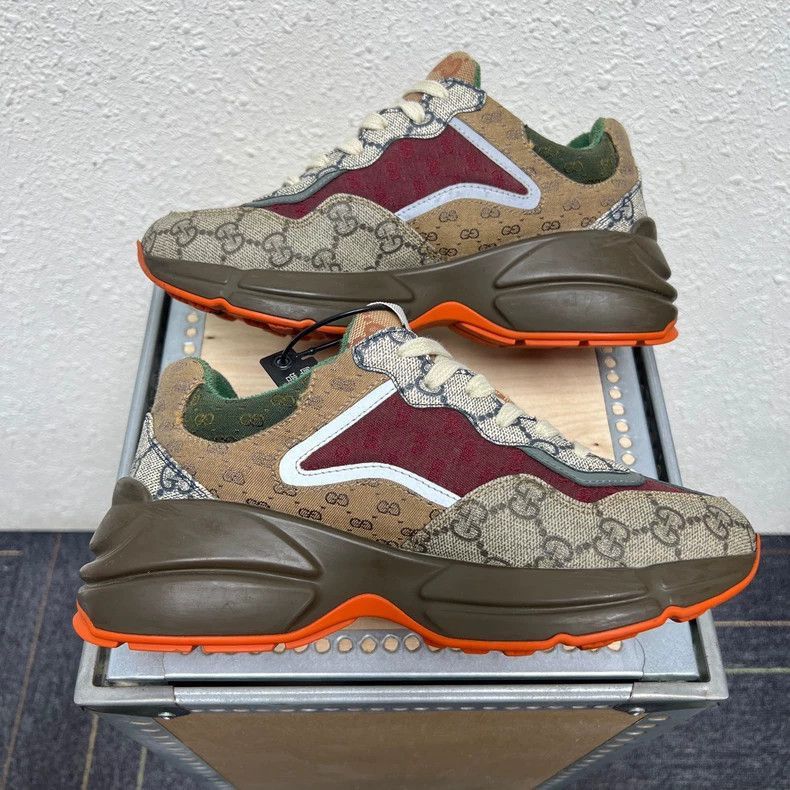 Gucci Gucci Old Flower Patchwork Dad Sneakers-2505 Size US 6 / IT 36 - 4 Thumbnail