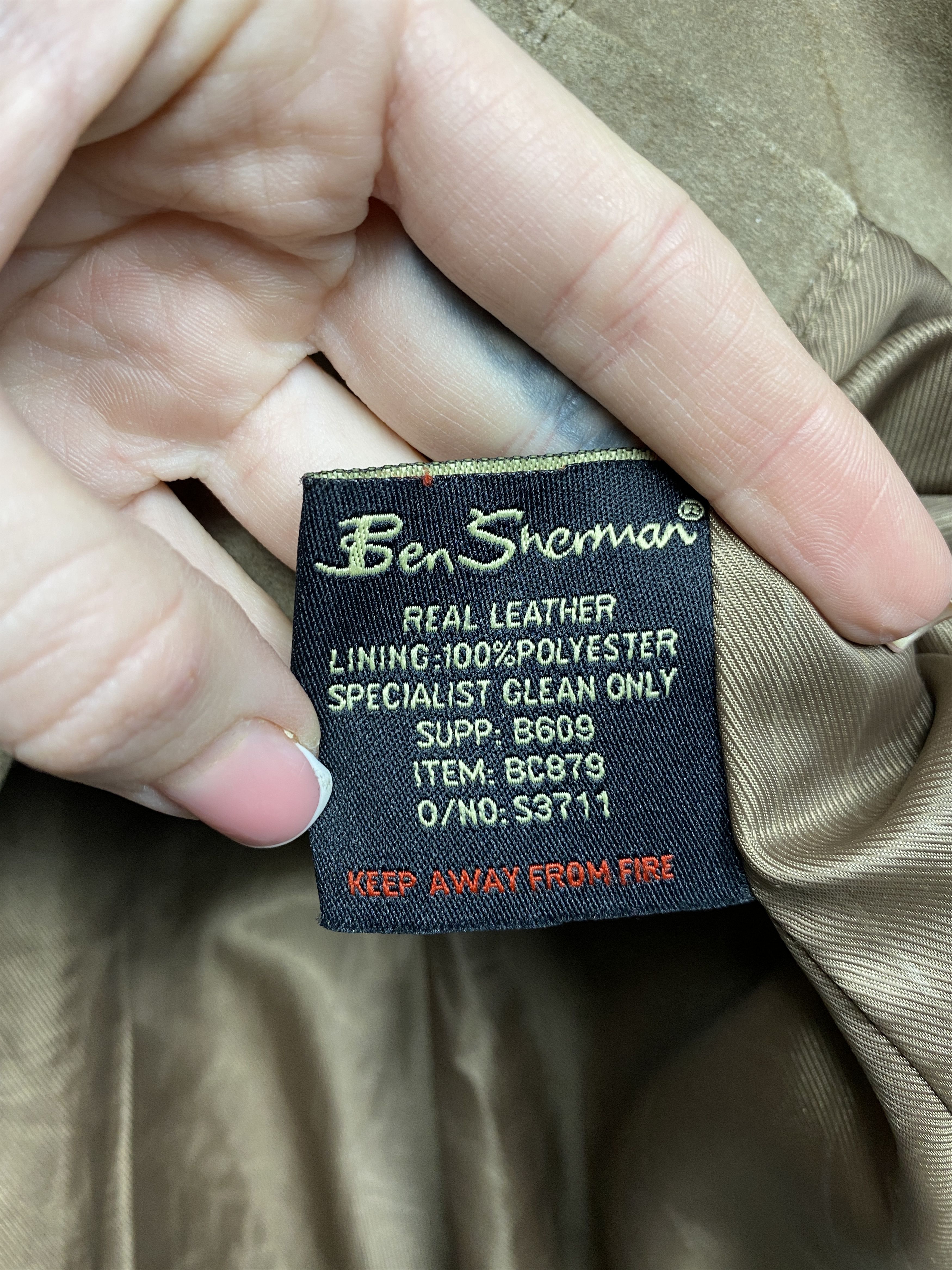 Ben Sherman Ben Sherman Vintage Mens Leather Jacket Size US XL / EU 56 / 4 - 7 Thumbnail