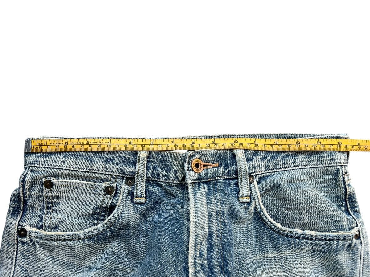 Edwin Vintage Edwin 505 Selvedge Distressed Denim Jeans 31x29 Size US 31 - 12 Thumbnail