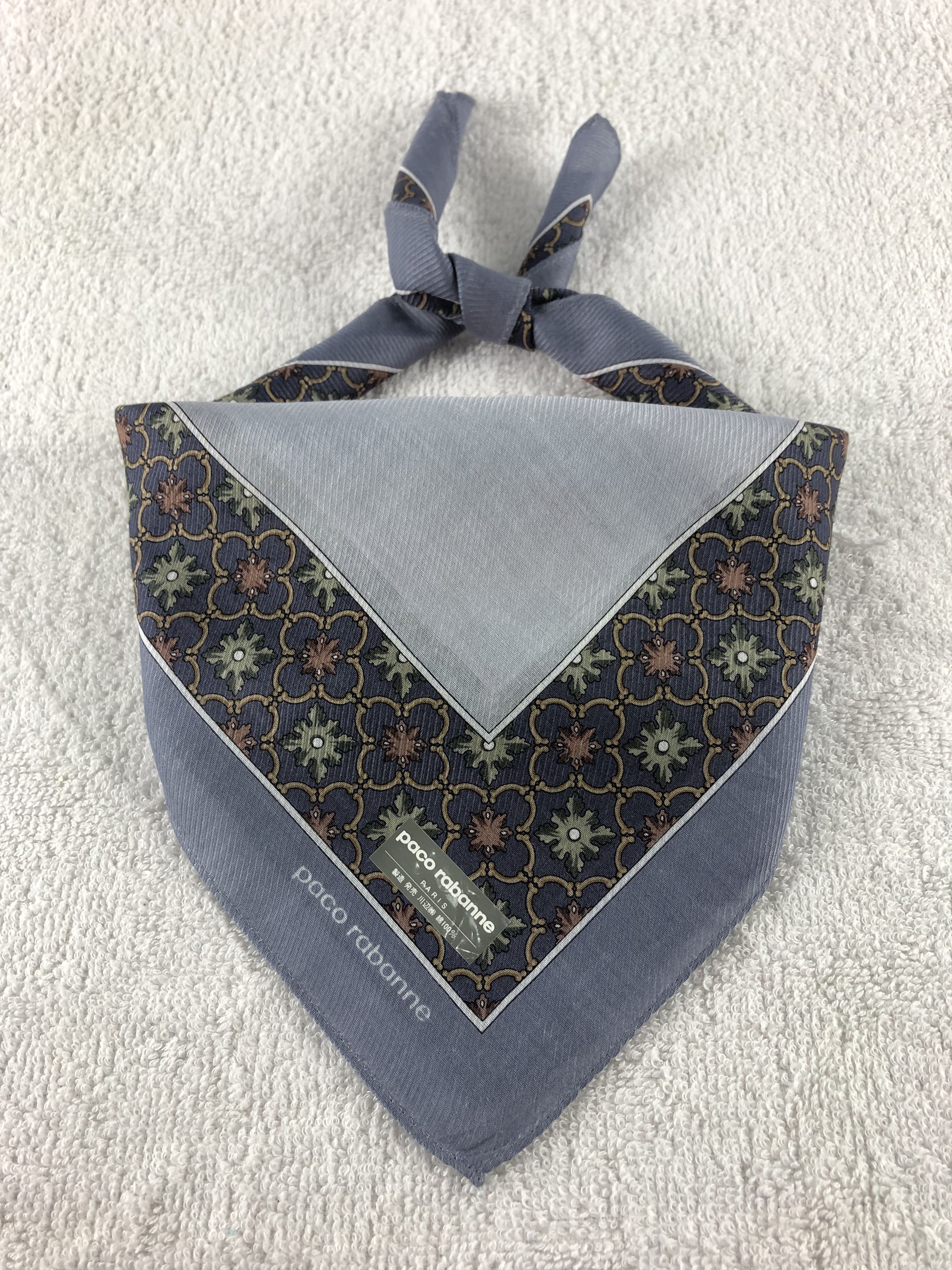 Paco Rabanne × Vintage Paco Rabanne Handkerchief / Bandana / Neckerchief Size ONE SIZE - 1 Thumbnail