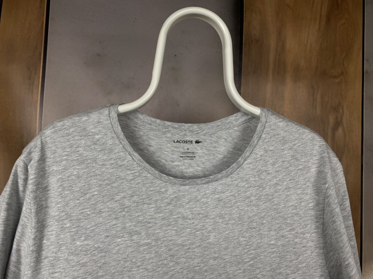 Lacoste Lacoste Based T-Shirt Tee Short Sleeve Mini Logo Grey Size US XL / EU 56 / 4 - 4 Thumbnail