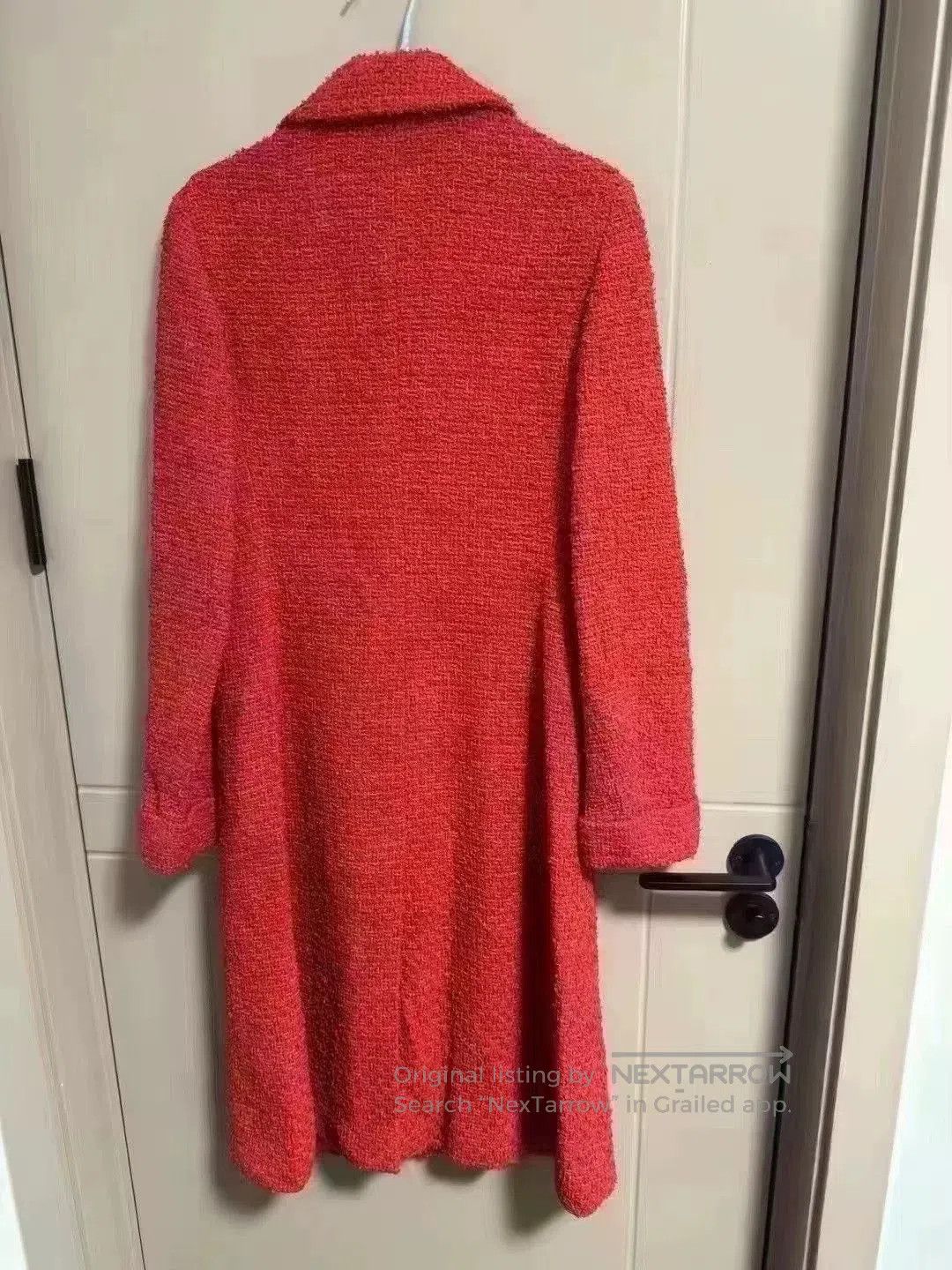 Japanese Brand Gucci Red Long Coat. Size XS / US 0-2 / IT 36-38 - 2 Thumbnail