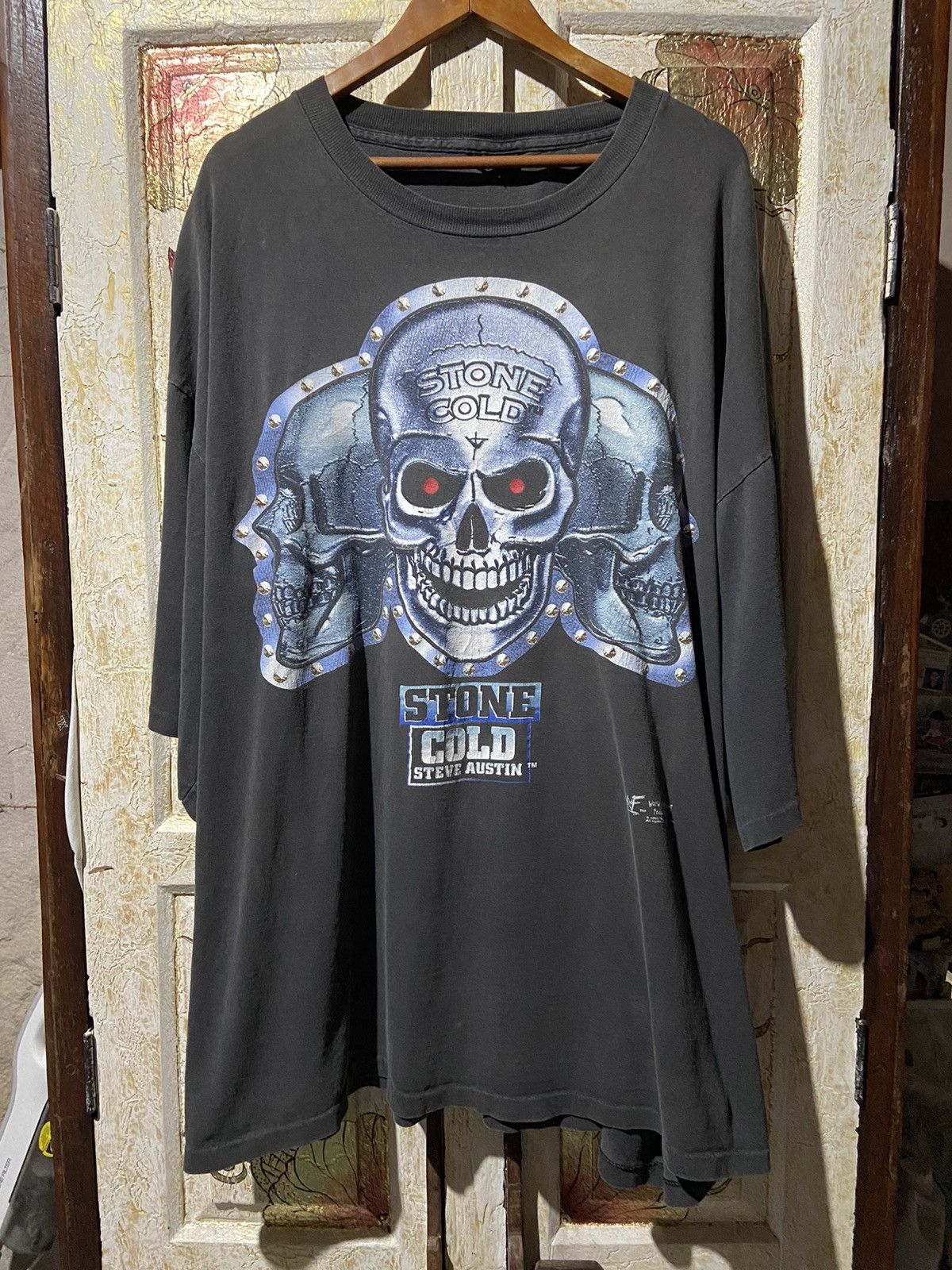 WWE Vintage 1998 wwf stone cold Steve austin fade rare size 5xl Size US XXL / EU 58 / 5 - 14 Thumbnail