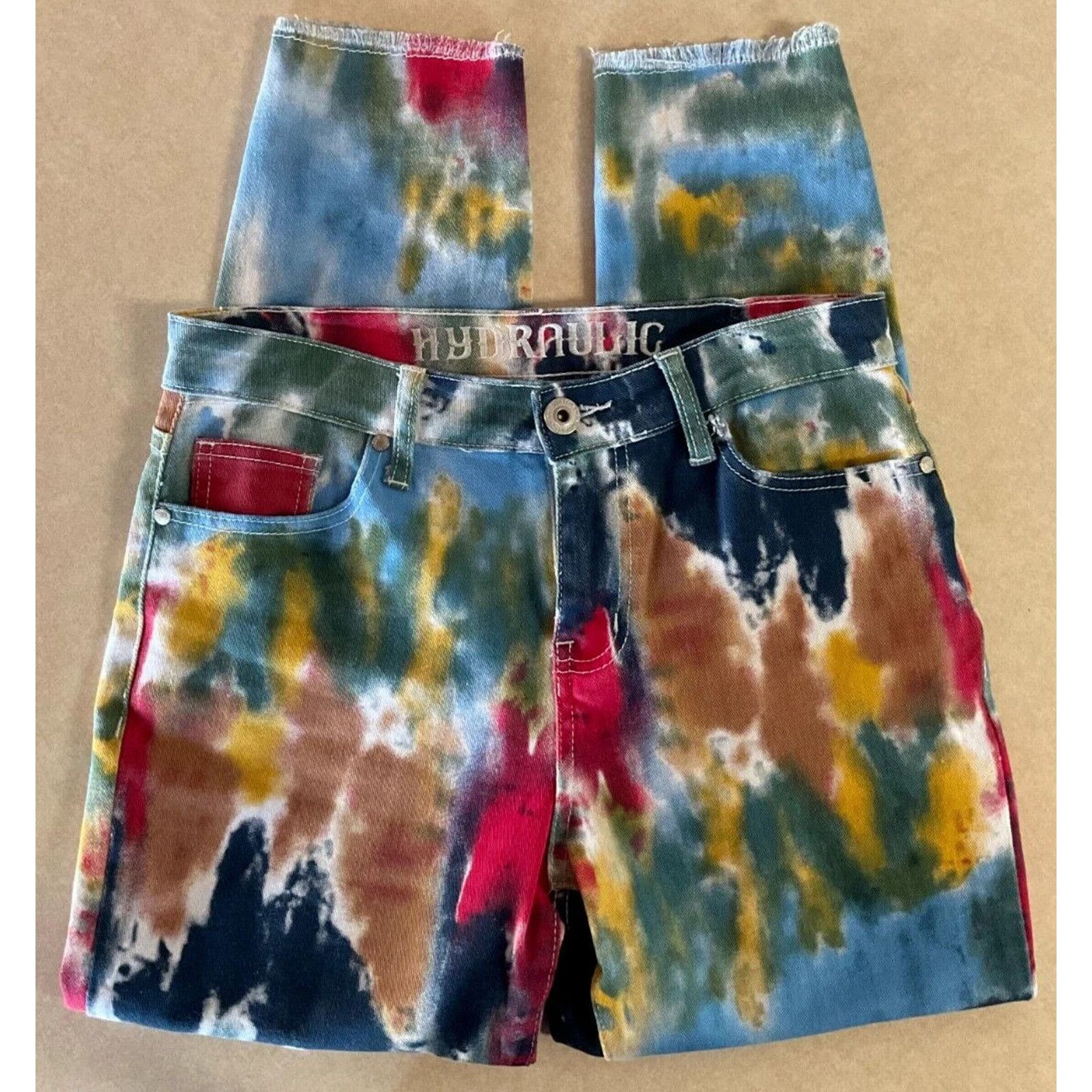 Other HYDRAULIC MURRAY TIE DYE SPLATTER CROPPED SKINNY JEANS SZ 8 Size 30" / US 8 / IT 44 - 4 Thumbnail