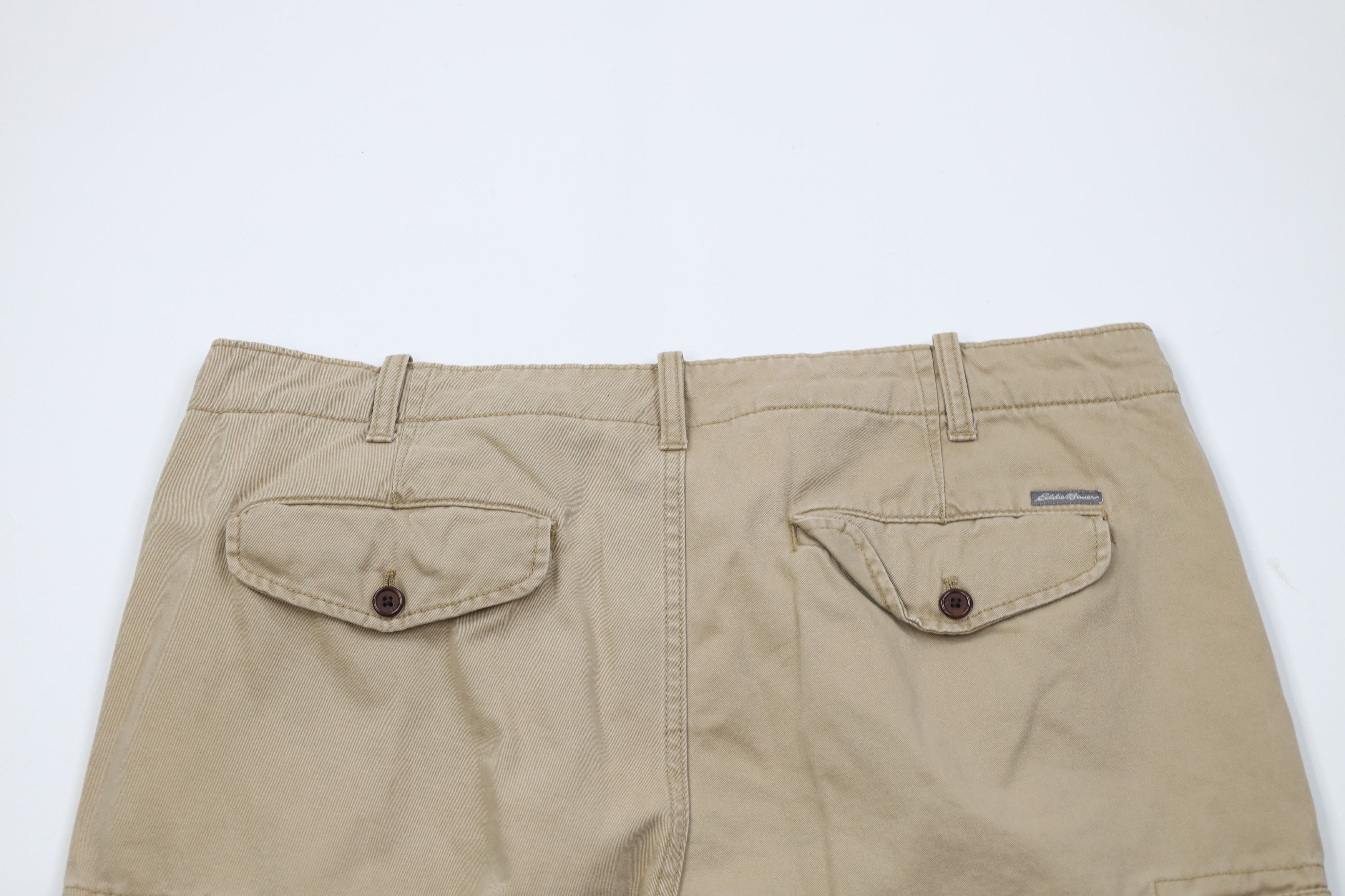 Eddie Bauer Vintage Eddie Bauer Baggy Wide Leg Cargo Pants Beige Cotton Size US 40 / EU 56 - 10 Thumbnail