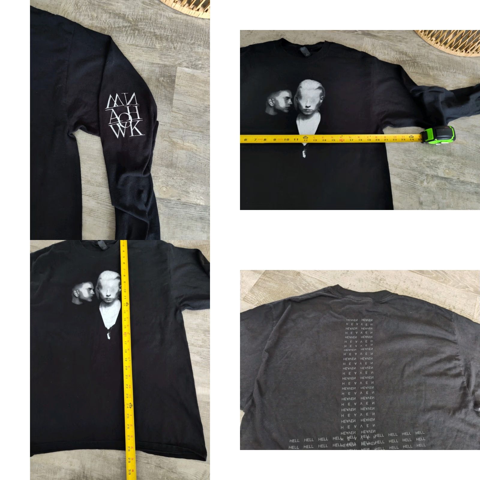 Doublet VINTAGE PVRIS Band T-Shirt Long Sleeve Unisex Adults Size L Black Graphic Print 90s Concert Punk Rock Size US L / EU 52-54 / 3 - 8 Thumbnail