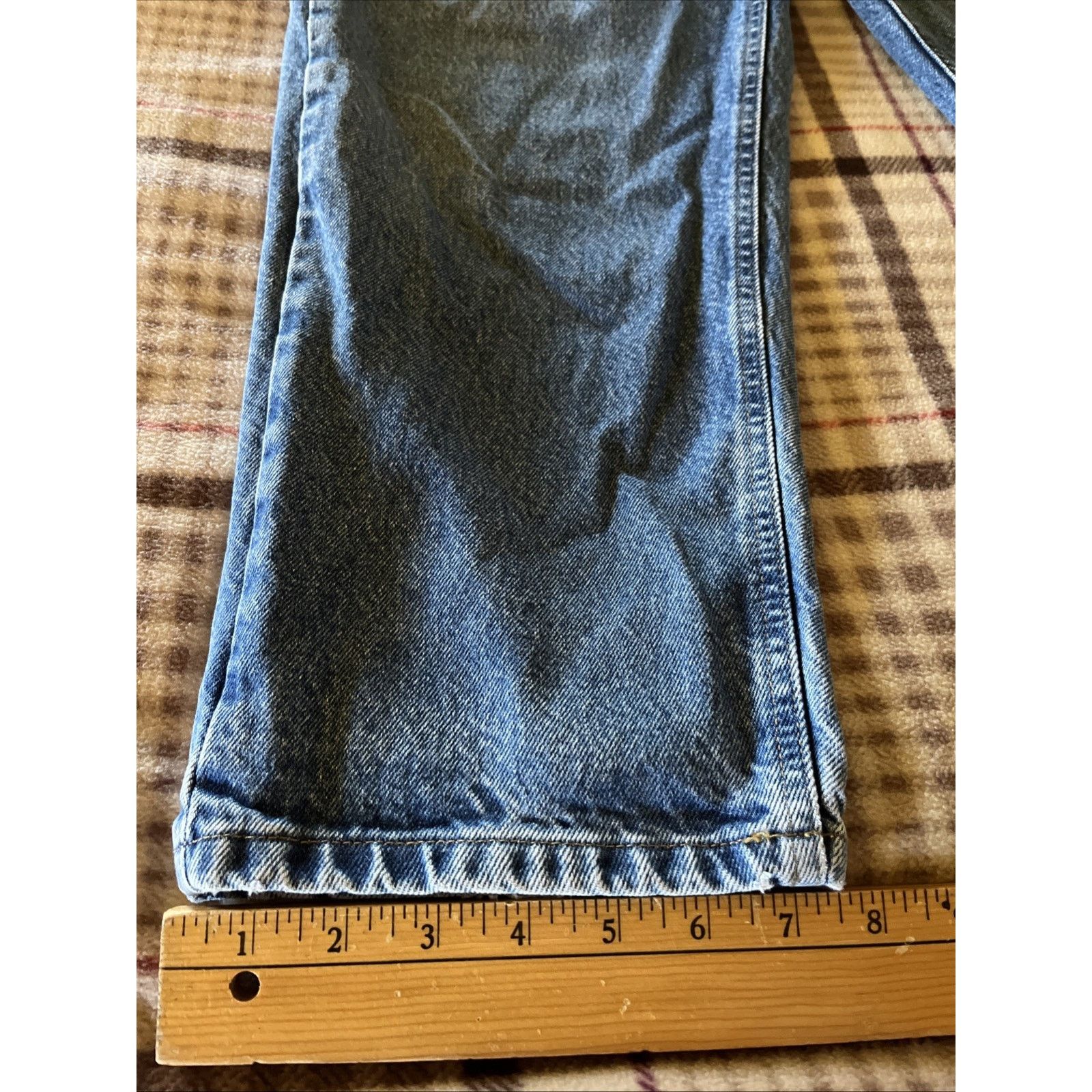 Carhartt Carhartt Jeans Men’s 35x27 Relaxed Fit Denim Blue Med Wash Size US 35 - 8 Thumbnail