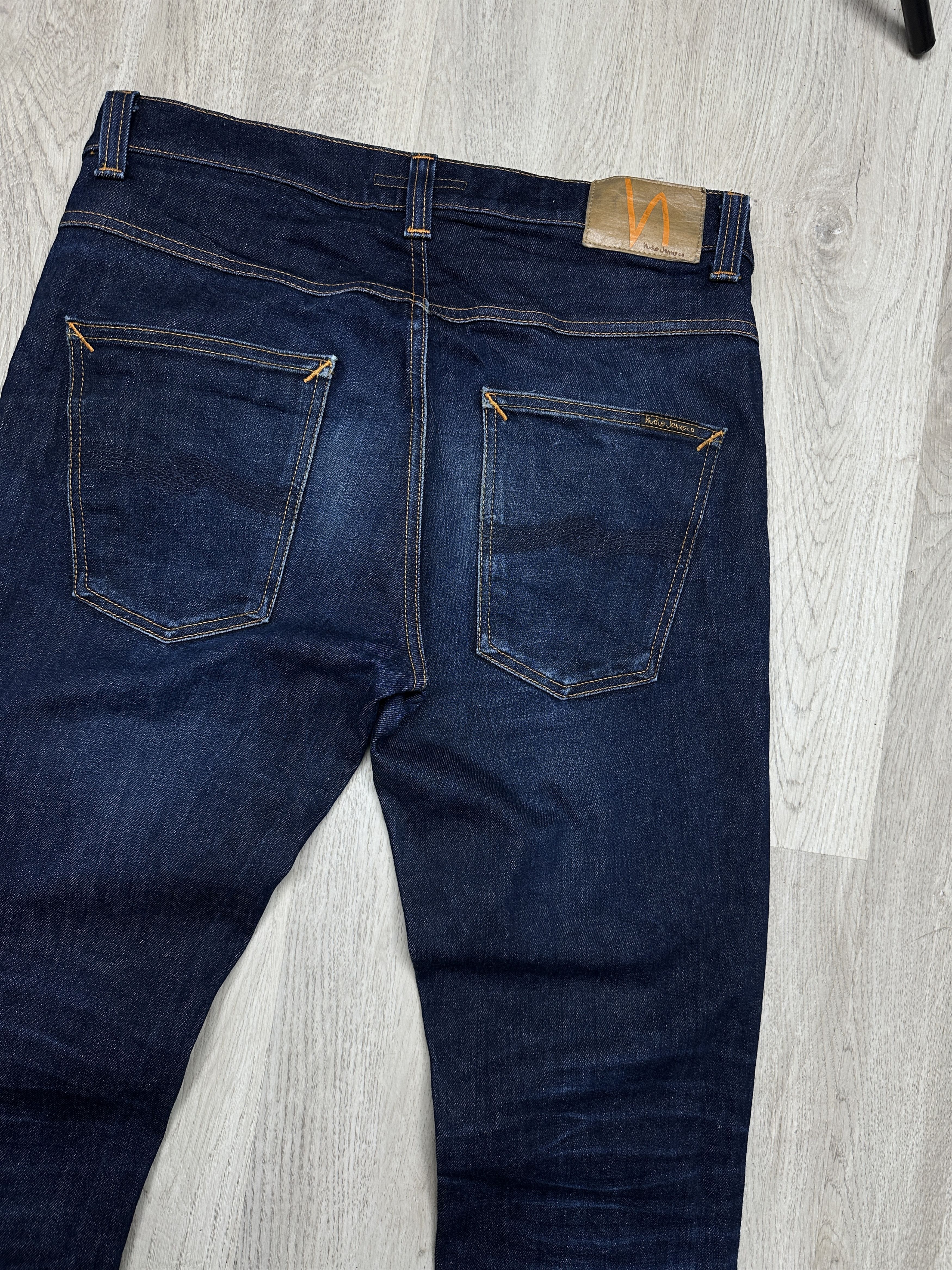 Nudie Jeans Nudie Jeans Grim Tim Mens Denim Pants Jeans Size US 34 / EU 50 - 2 Thumbnail