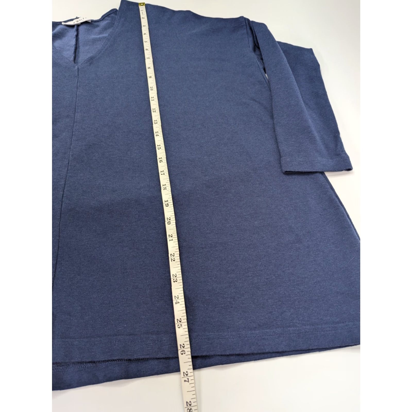 Vintage Bryn Walker Blue Bamboo Cotton Boxy Baxter Tunic Oversized Lagenlook Size Small Size S / US 4 / IT 40 - 4 Thumbnail