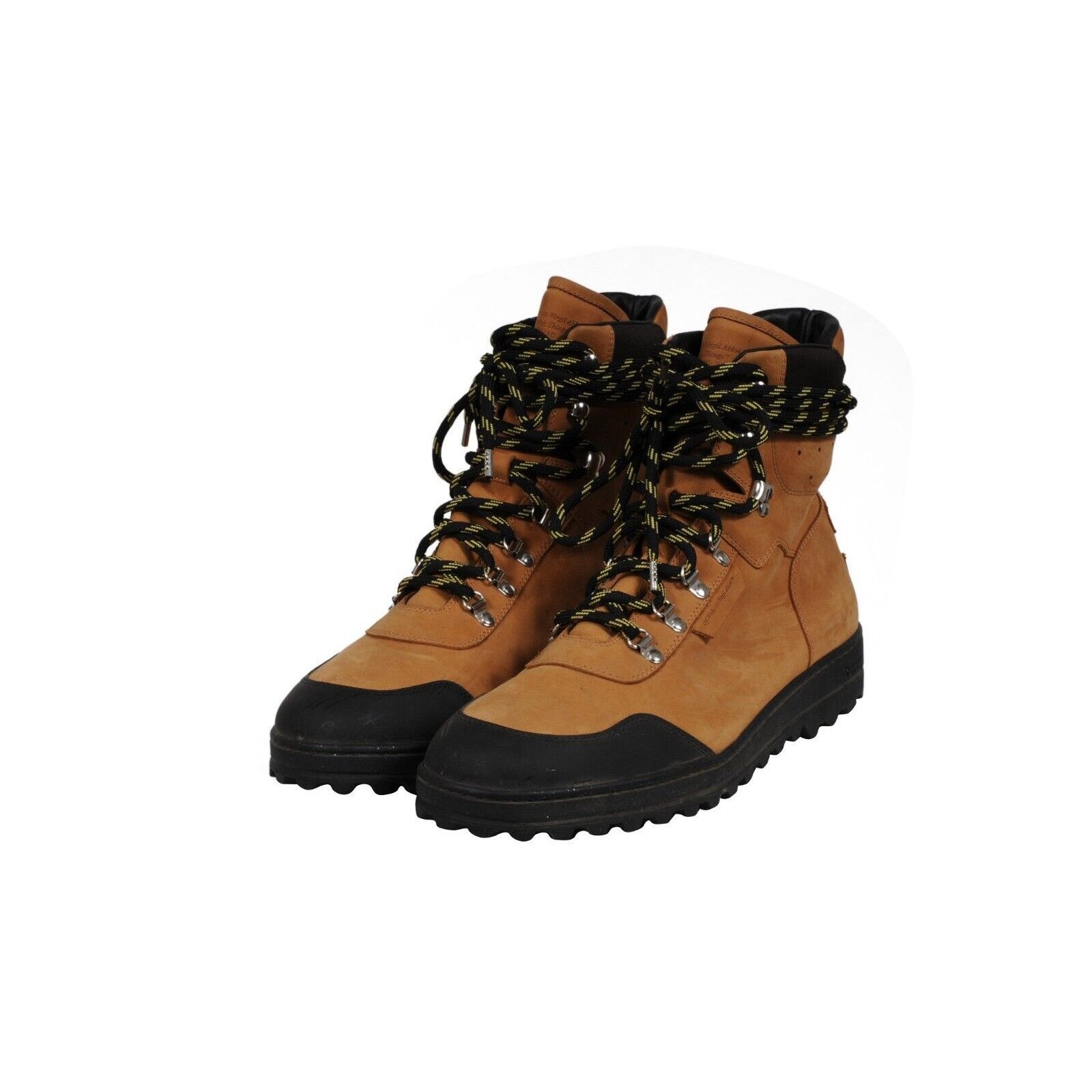 Off-White Hiking Boots Brown Tan Black Nubuck Size US 13 / EU 46 - 3 Thumbnail