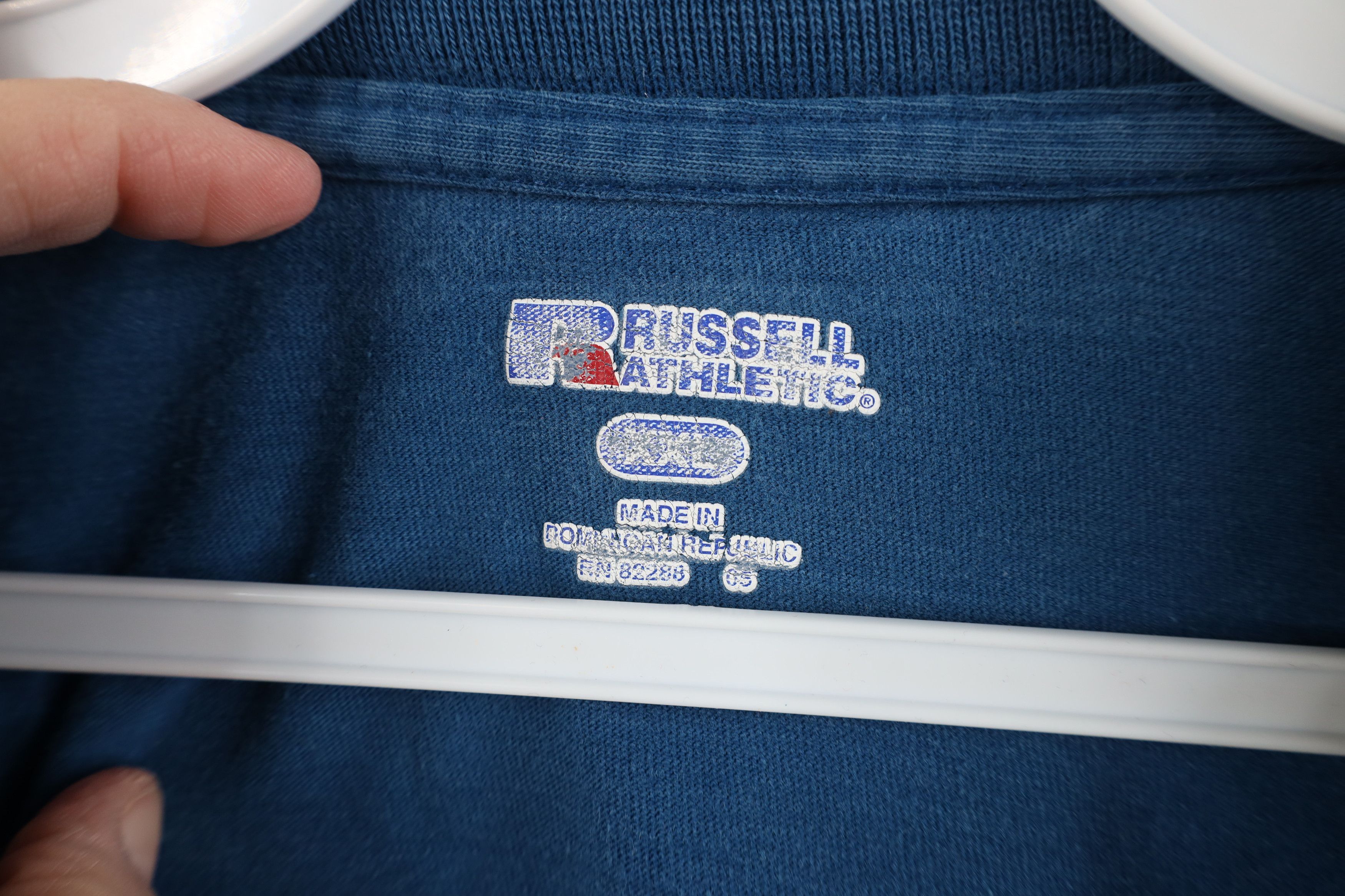 Russell Athletic Vintage Y2K Russell Athletic Heavyweight T-Shirt Cotton Size US XXL / EU 58 / 5 - 8 Thumbnail