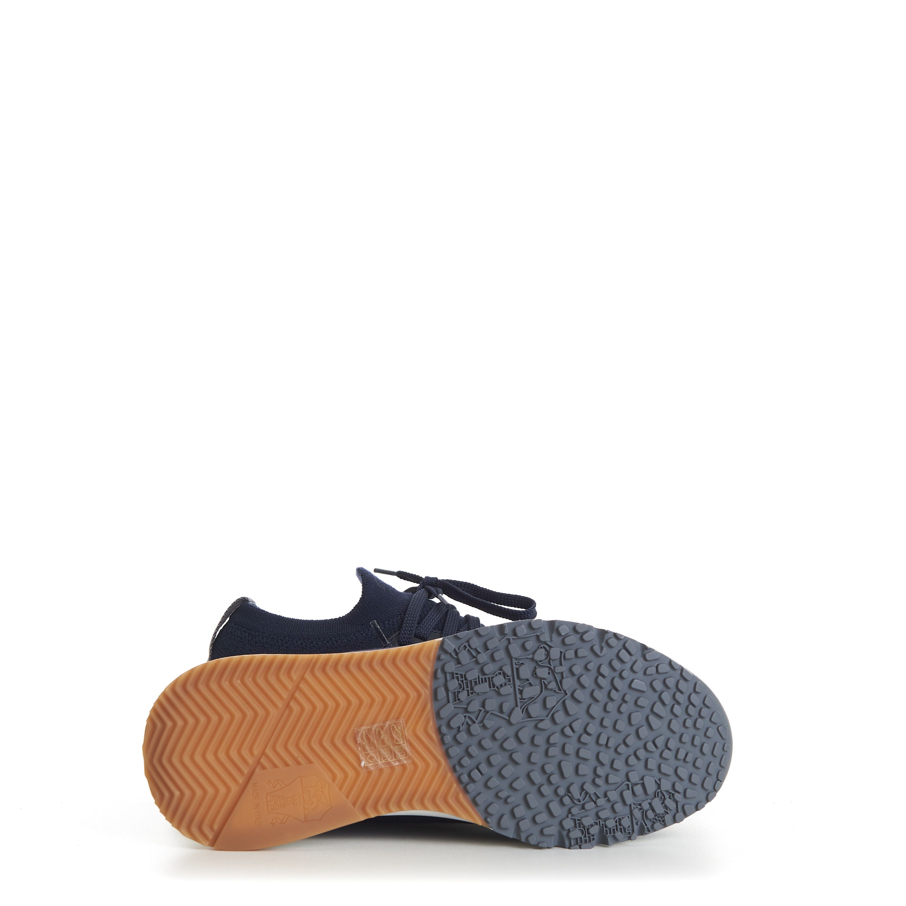 Brunello Cucinelli Navy Blue Runner Sneakers - Wool Knit Shoes Size US 6 / EU 39 - 10 Thumbnail