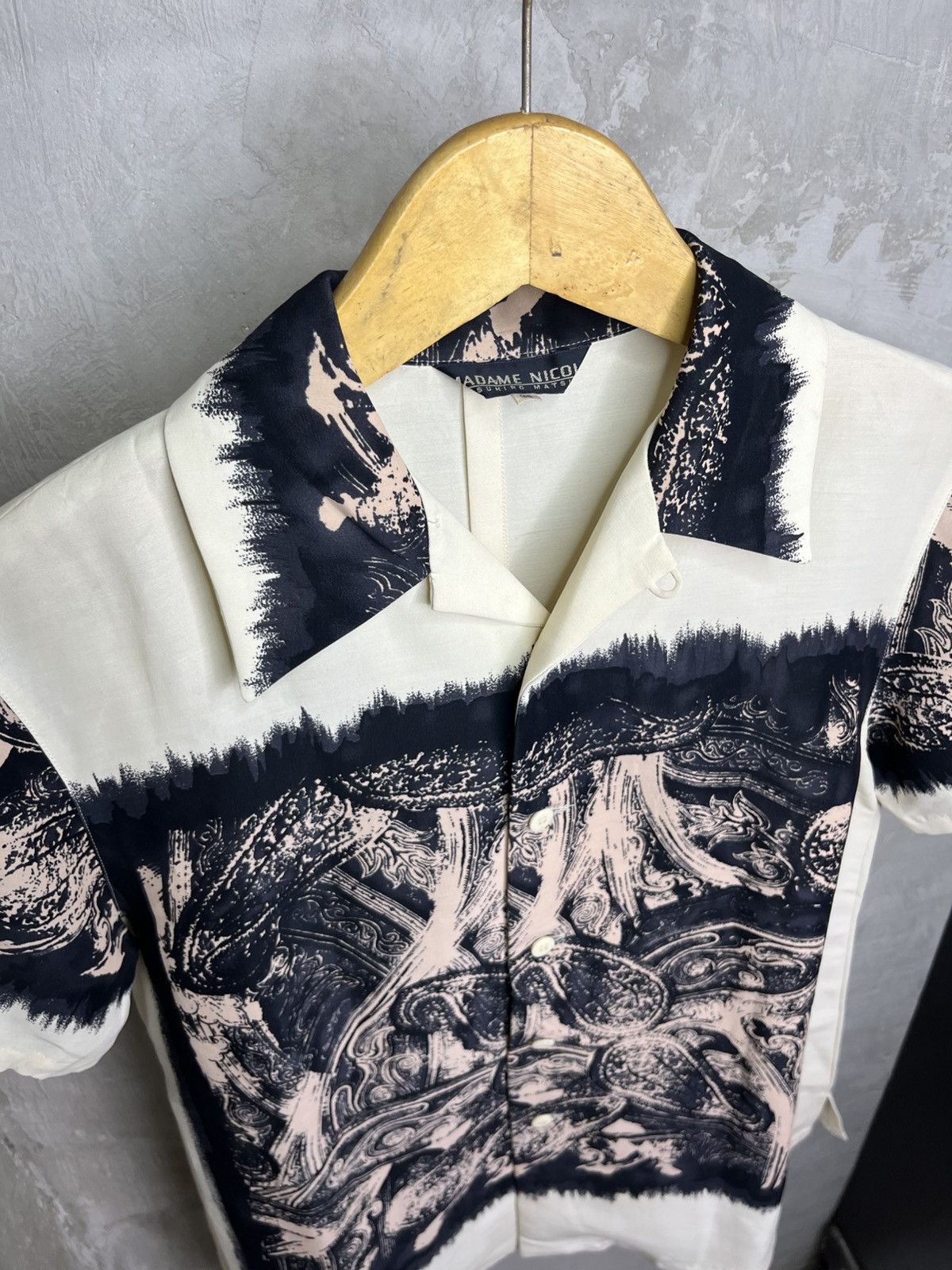 Matsuda Vintage 80s Mitsuhiro Matsuda Madame Nicole Printed Shirt Size US M / EU 48-50 / 2 - 5 Thumbnail