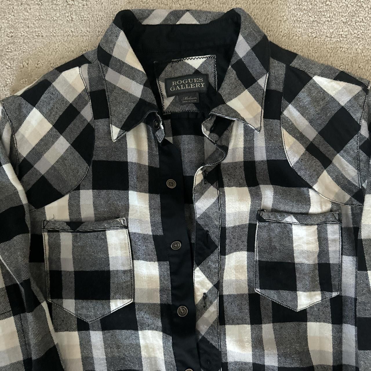J.Crew Vintage Rogues Gallery Plaid Flannel Shirt Size US M / EU 48-50 / 2 - 2 Thumbnail