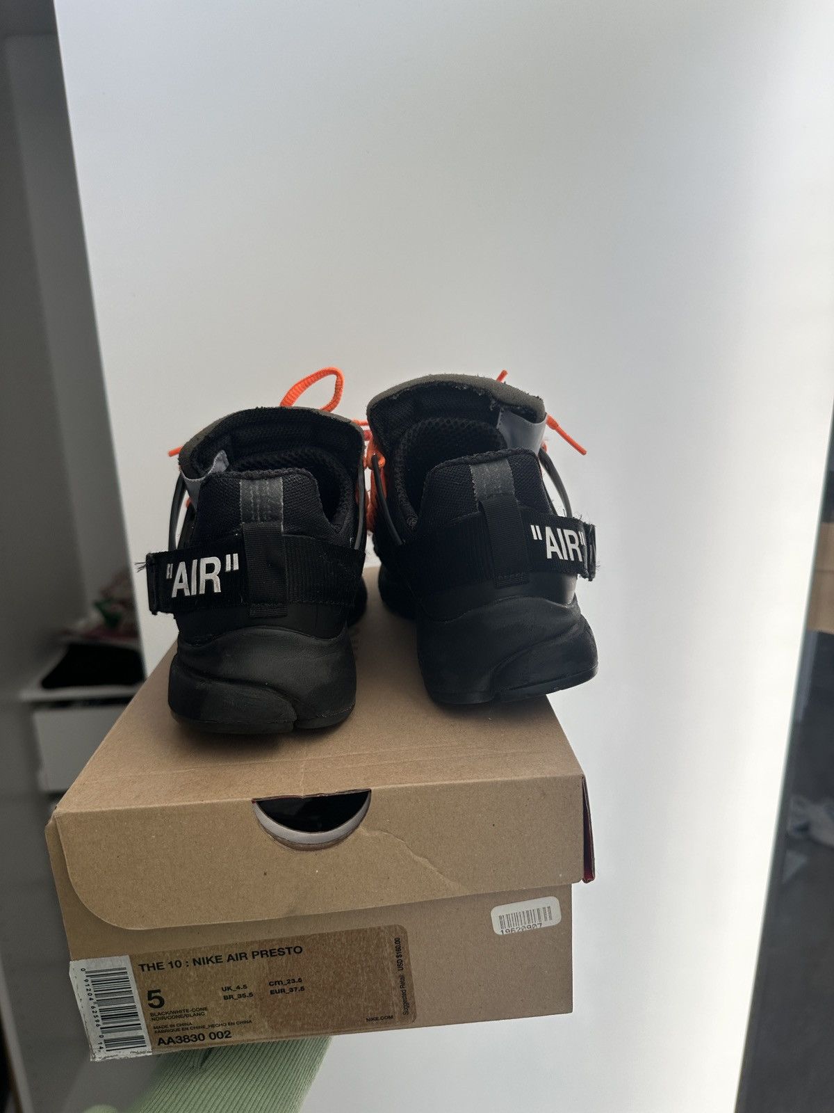 Nike × Off-White OFF WHITE NIKE AIR PRESTO - US 5 Size US 5 / IT 35 - 3 Thumbnail