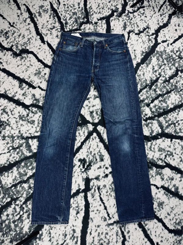 Levi's Levis 501 jeans 30 34 navy blue Size US 30 / EU 46 - 2 Thumbnail