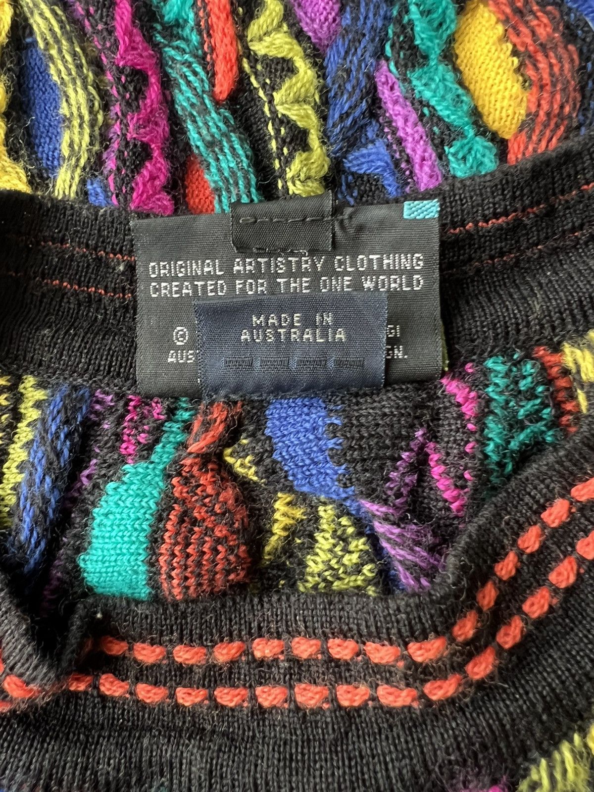 Coogi ARCHIVE 1990s Coogi 3D Cable Knit Cosby Oversized Sweater Size US M / EU 48-50 / 2 - 8 Thumbnail