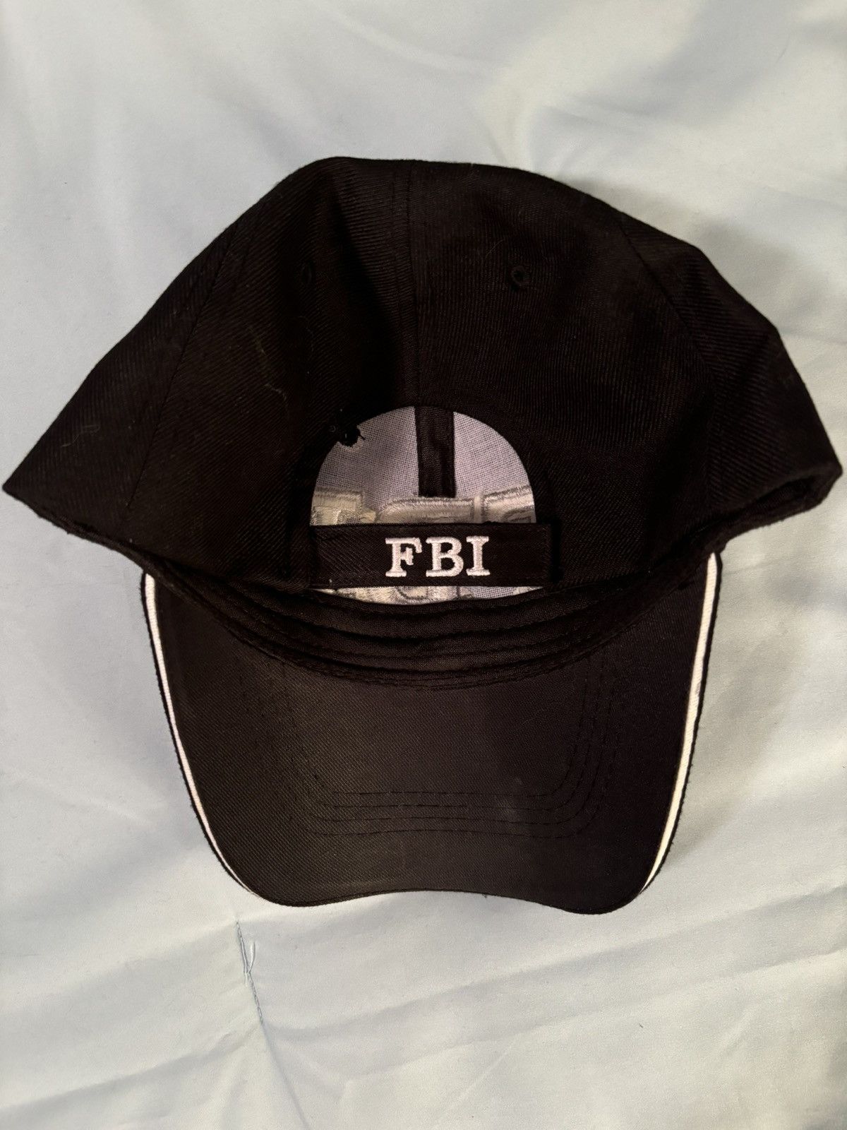 Vintage FBI Embroidered Hat Logo Washington DC USA Adjustable Strap Size ONE SIZE - 4 Thumbnail