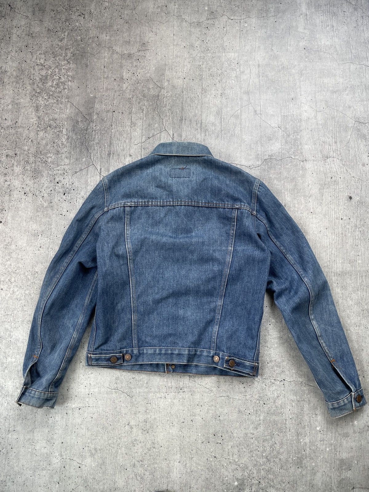 Levi's × Levi's Vintage Clothing × Vintage Vintage Levi’s Navy Denim Jacket Jeans Blazer Size S Size S / US 4 / IT 40 - 4 Thumbnail