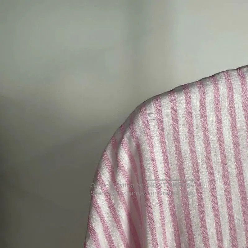 Chanel Chanel Pink Striped Cotton Women's Dress . Size XS / US 0-2 / IT 36-38 - 3 Thumbnail