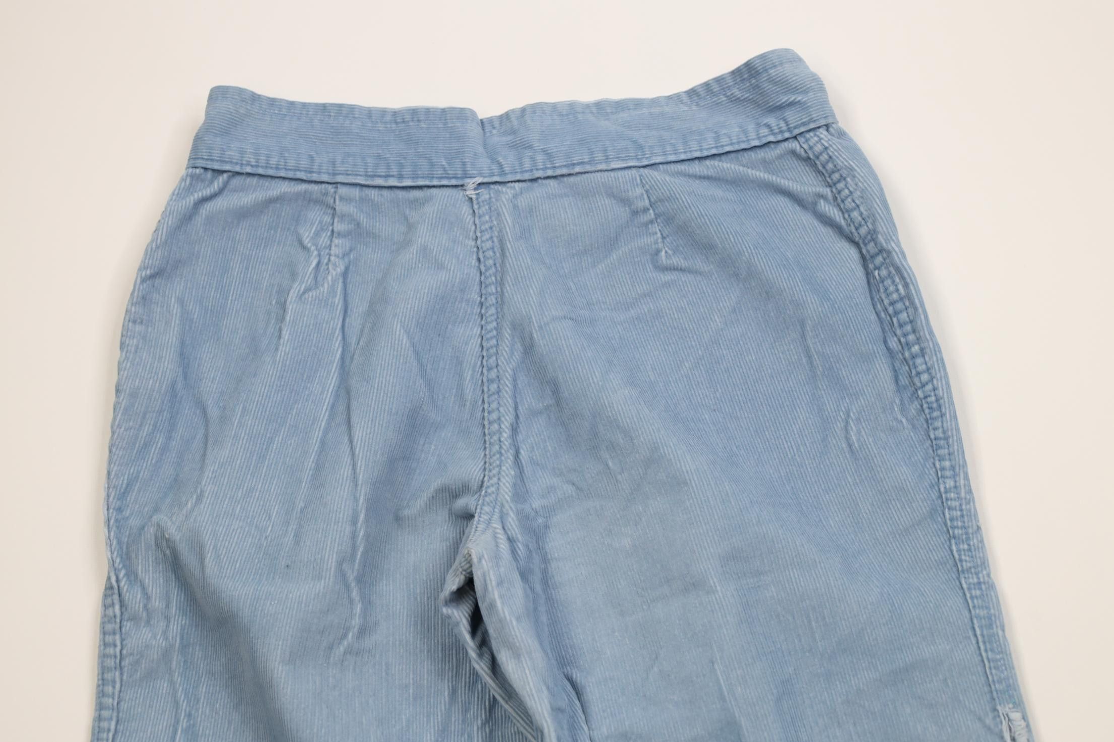 Vintage Vintage 70s Streetwear Corduroy Bell Bottoms Pants Blue USA Size 28" / US 6 / IT 42 - 12 Thumbnail