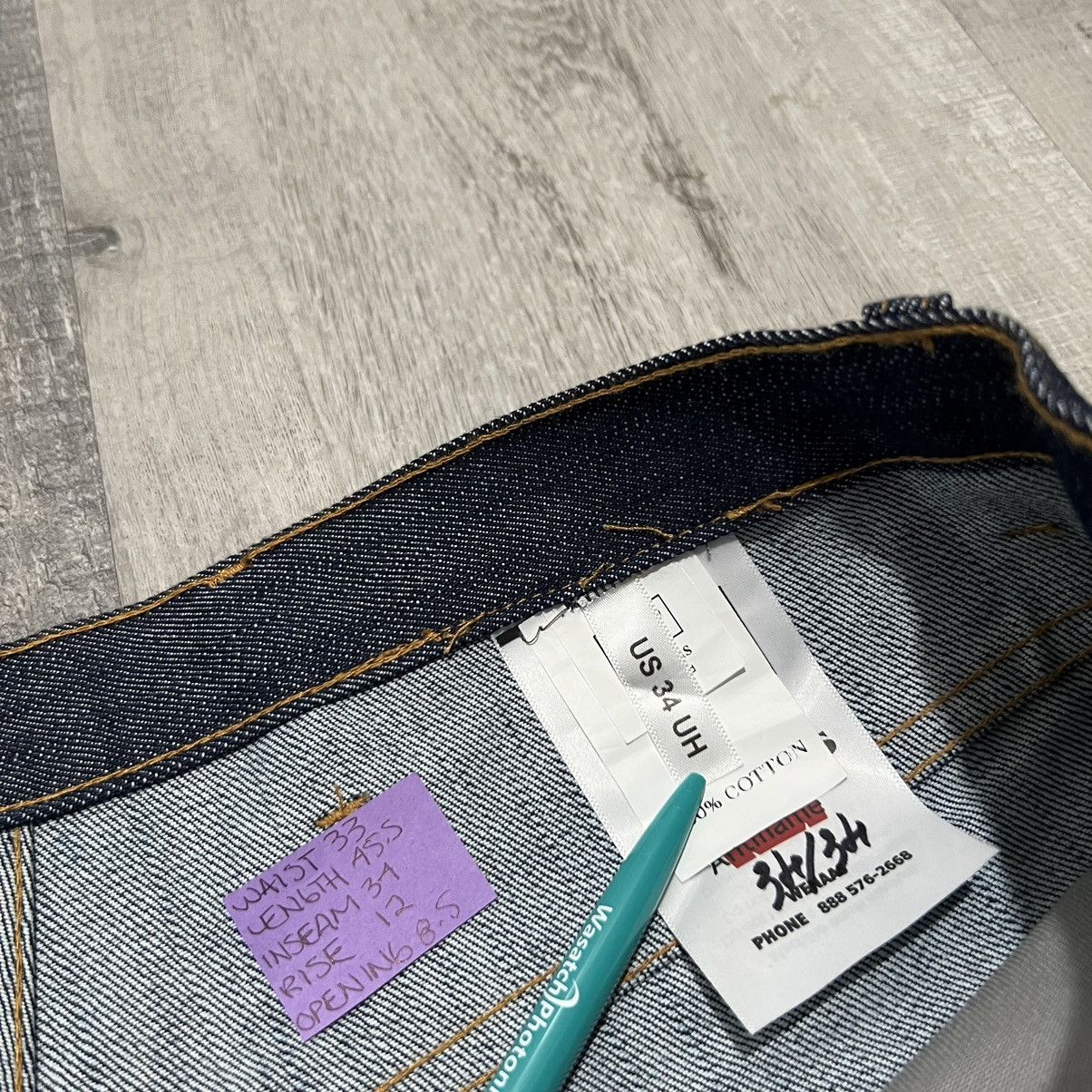 Other Wenaas Raw Denim Flame Resistant Cat 2 Carpenter Work Jeans Size US 34 / EU 50 - 6 Thumbnail