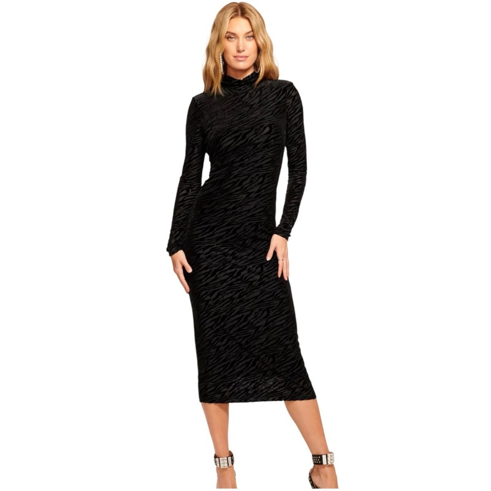 Ramy Brook Ramy Brook Midi Velvet Hayley Dress in Plumberry size XS Size XS / US 0-2 / IT 36-38 - 9 Thumbnail