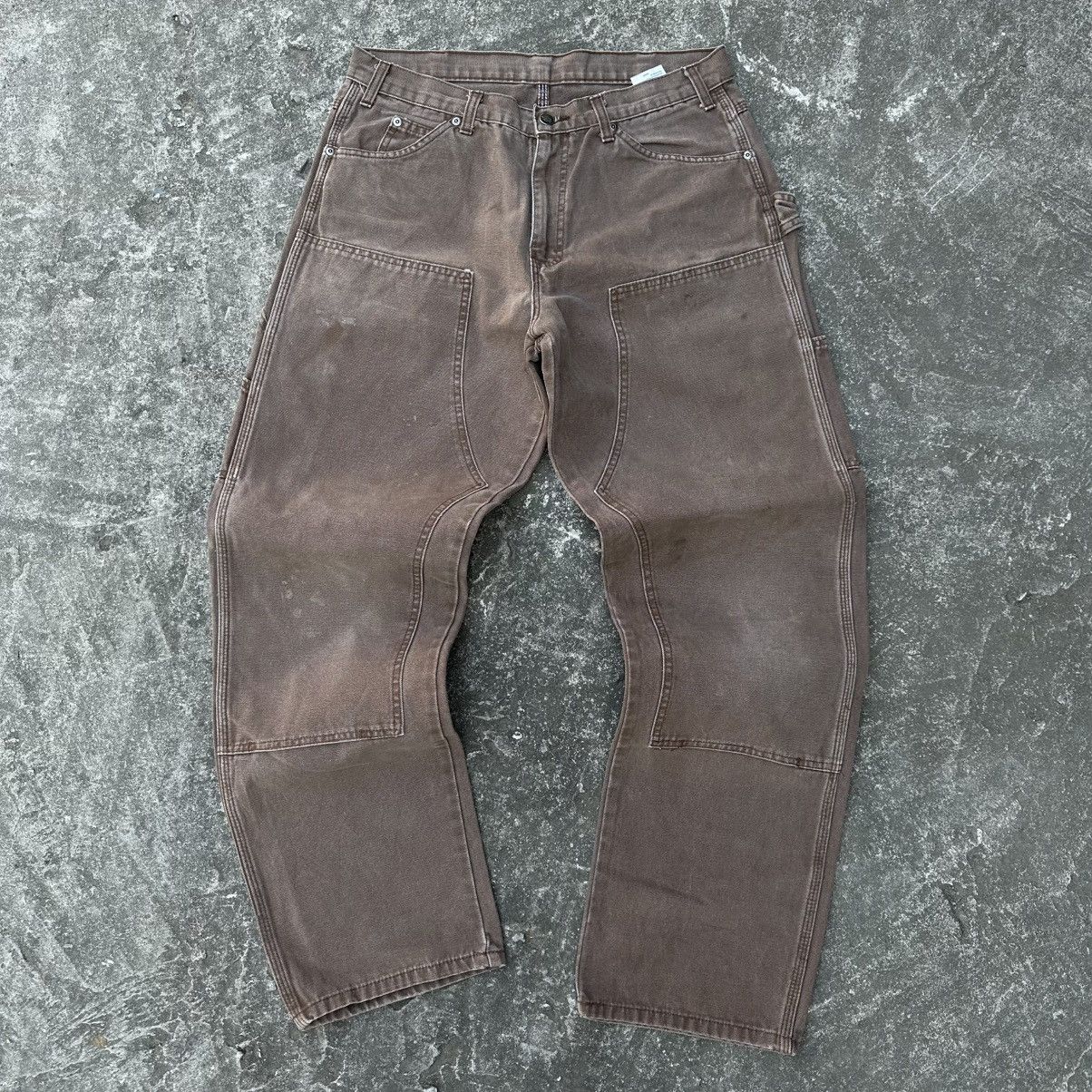 Other 34x34 Rare Crazy Vintage Faded Mocha Dickies Double Knee Size US 34 / EU 50 - 2 Thumbnail