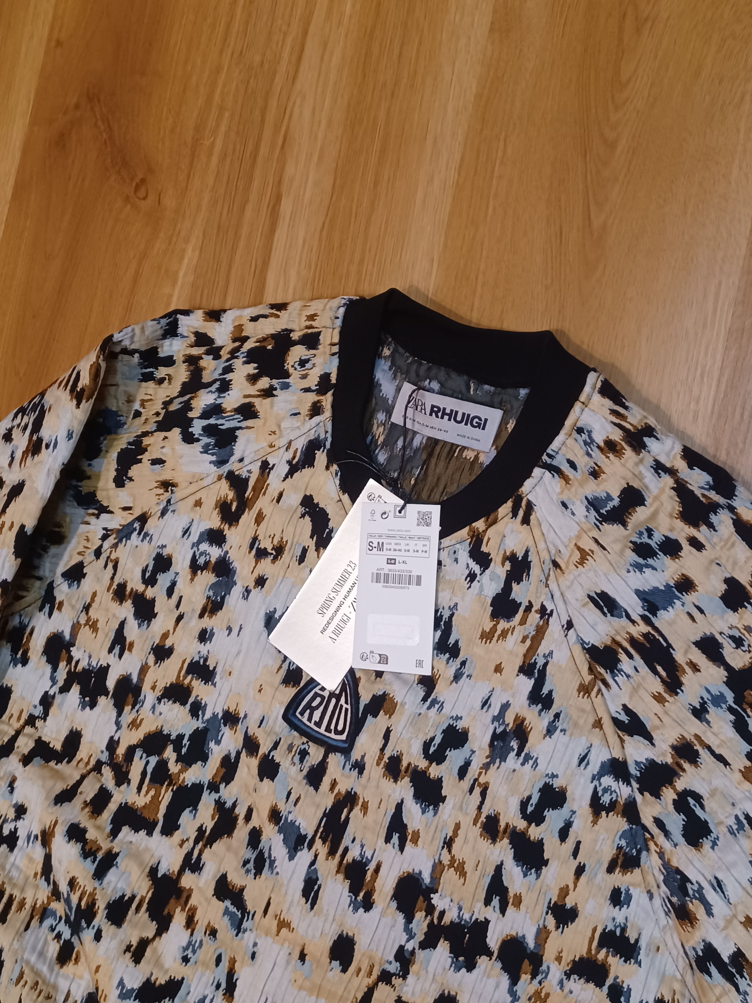 Rhude × Zara DSWT Zara x Rhuigi S / M Color Block Sweatshirt Animal Size US M / EU 48-50 / 2 - 3 Thumbnail