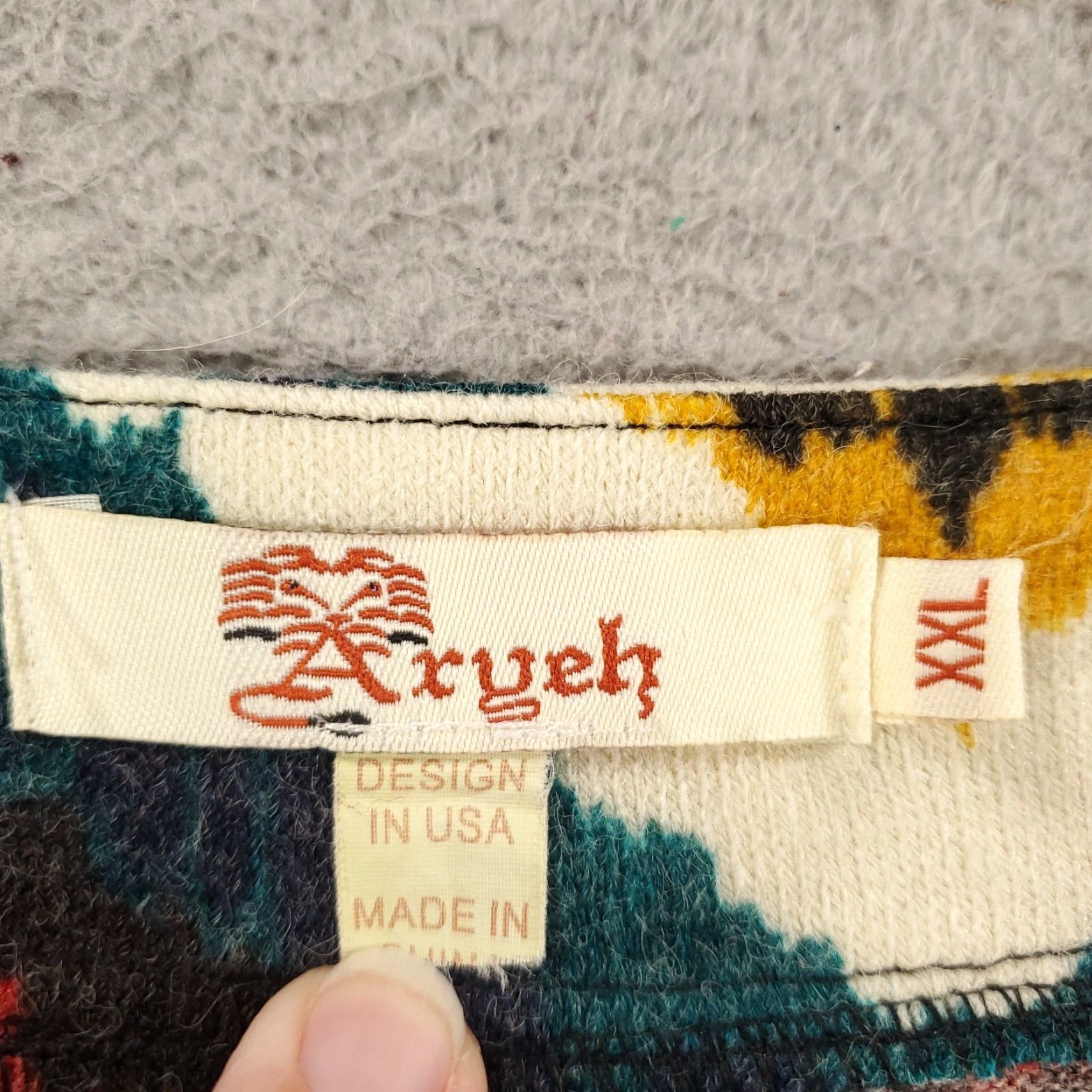 Anthropologie Aryeh Anthropologie Dress Womens 2XL Shift Chevron Stripe Multicolor Artsy Boho Size XXL / US 16-18 / IT 52-54 - 4 Thumbnail