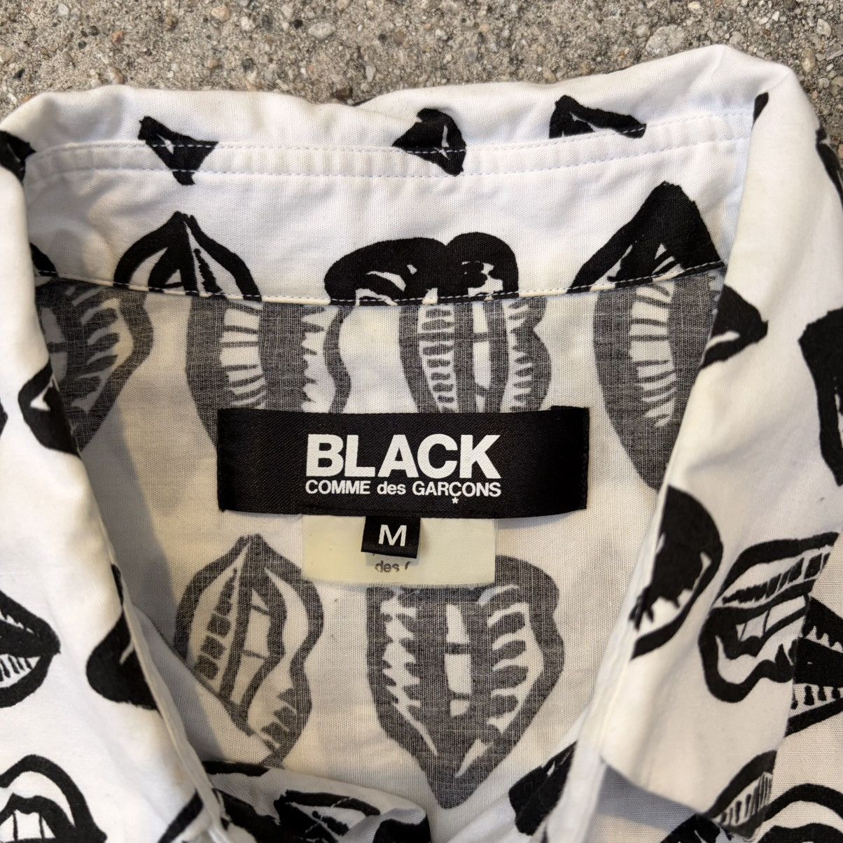 Comme des Garcons Black Black Comme des Garcons Lips Button Up 2014 Size Medium Rare Size US M / EU 48-50 / 2 - 6 Thumbnail