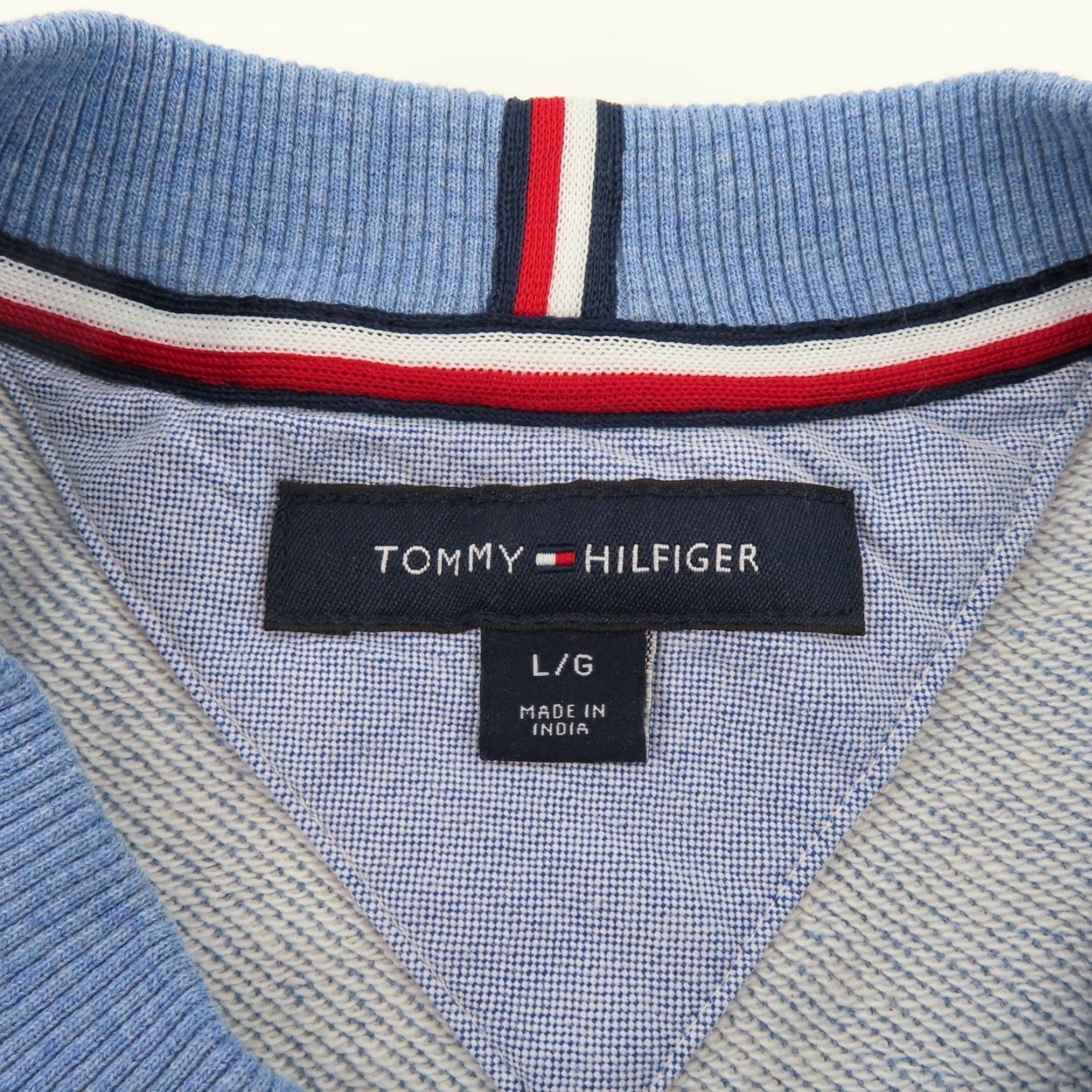 Tommy Hilfiger Tommy Hilfiger Womens Large Blue Crew Neck Embroidered Pullover Sweatshirt Top Shirt Size L / US 10 / IT 46 - 7 Thumbnail