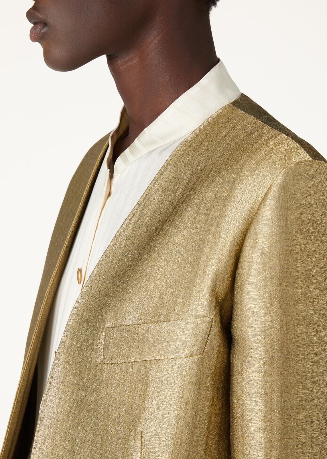 Loro Piana o1srvl11e0725 FAN8398 Iselin Jacket in Golden Size M / US 6-8 / IT 42-44 - 6 Thumbnail