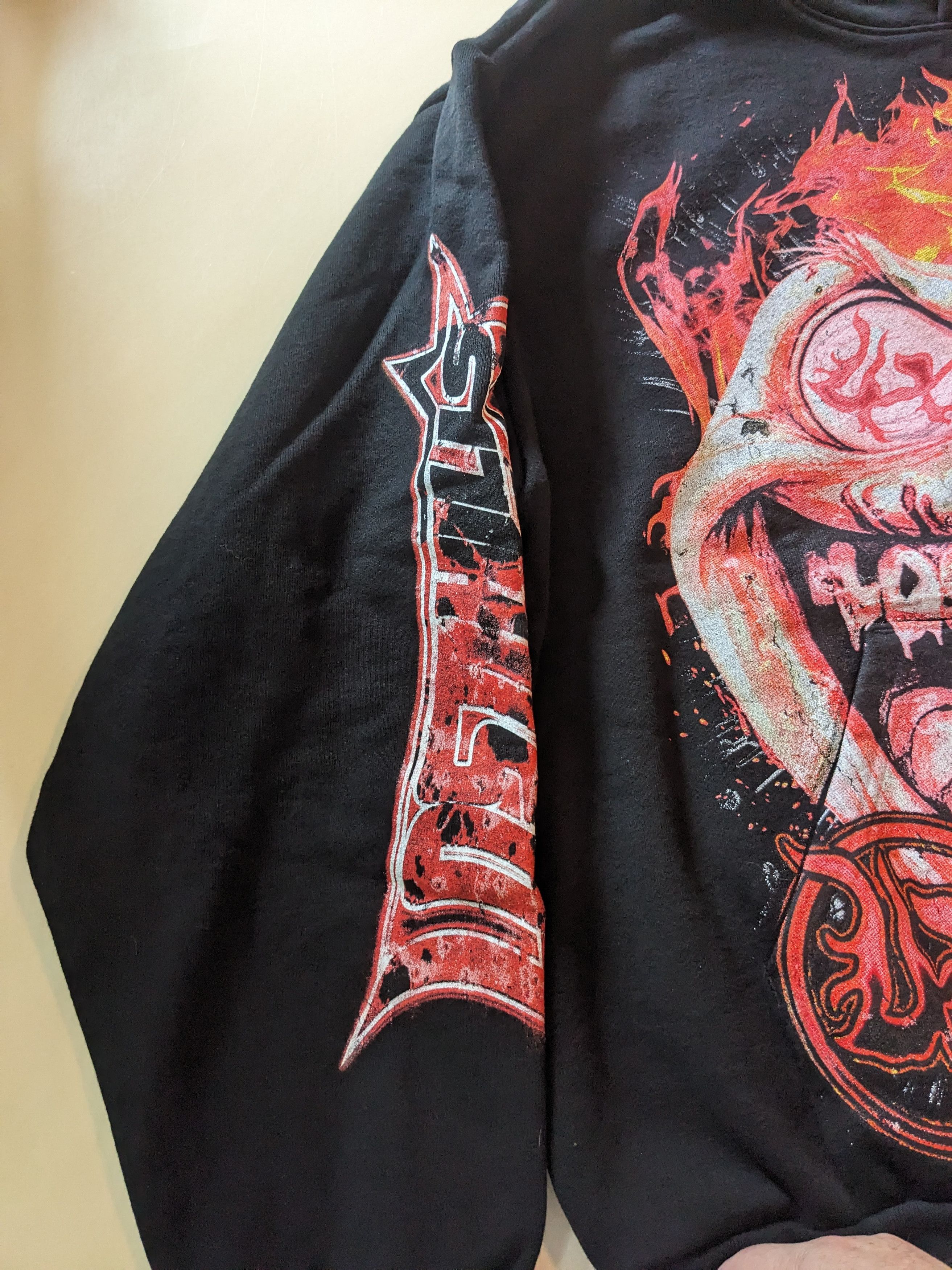 Lost hills Lost Hills Hoodie - Smiling Burn - Black And Red LH4007 Size US XL / EU 56 / 4 - 3 Thumbnail