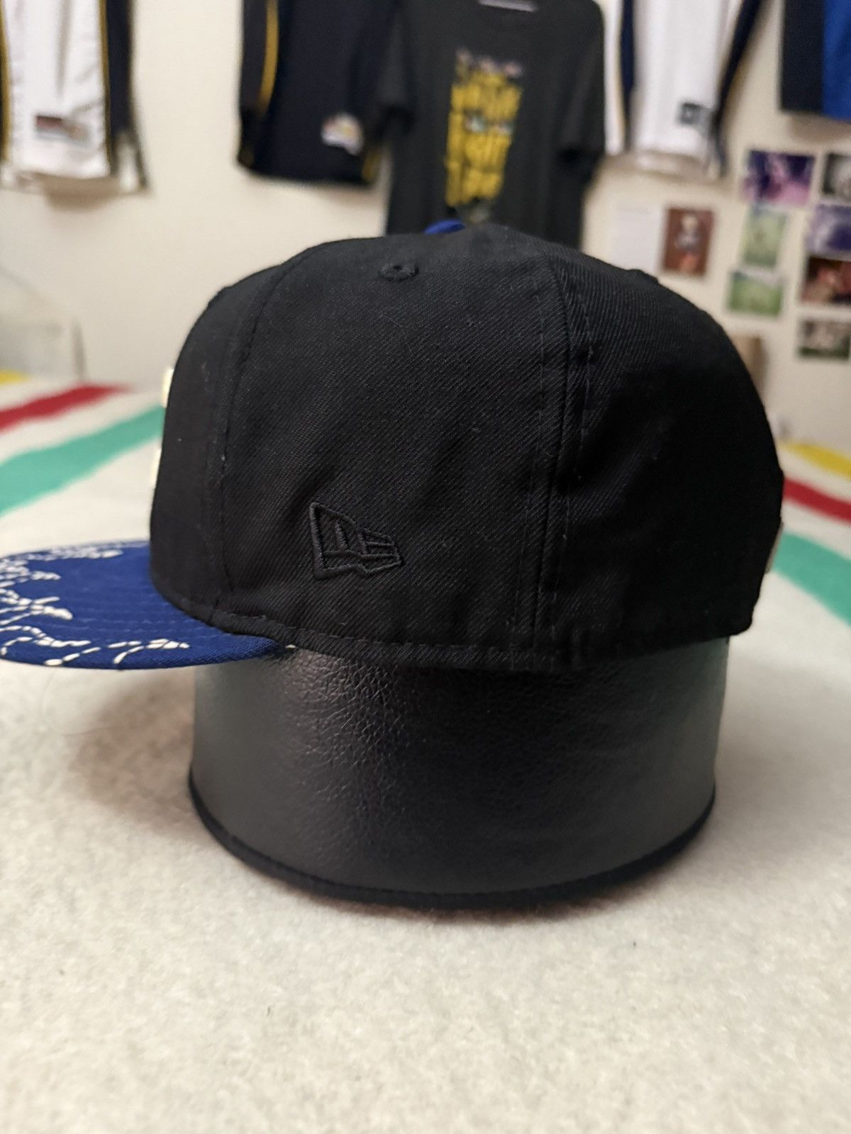 New Era Loso Wav Maxxx Studio Kansas City Royals Sashiko Fitted Hat Size ONE SIZE - 9 Thumbnail