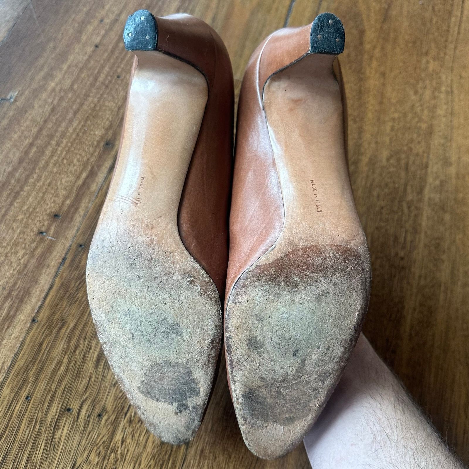 Salvatore Ferragamo Salvatore Ferragamo Women Shoes 9 Vintage Italian Tobacco Size US 9 / IT 39 - 4 Thumbnail