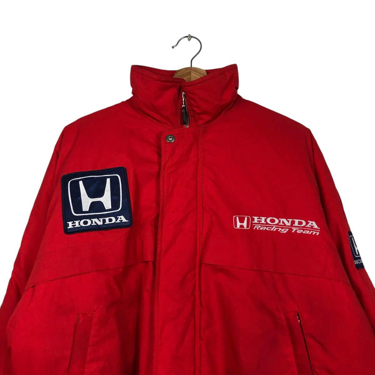 Honda 🔥VINTAGE BOMBER JACKET HONDA COLLECTION BIG LOGO Size US L / EU 52-54 / 3 - 4 Thumbnail