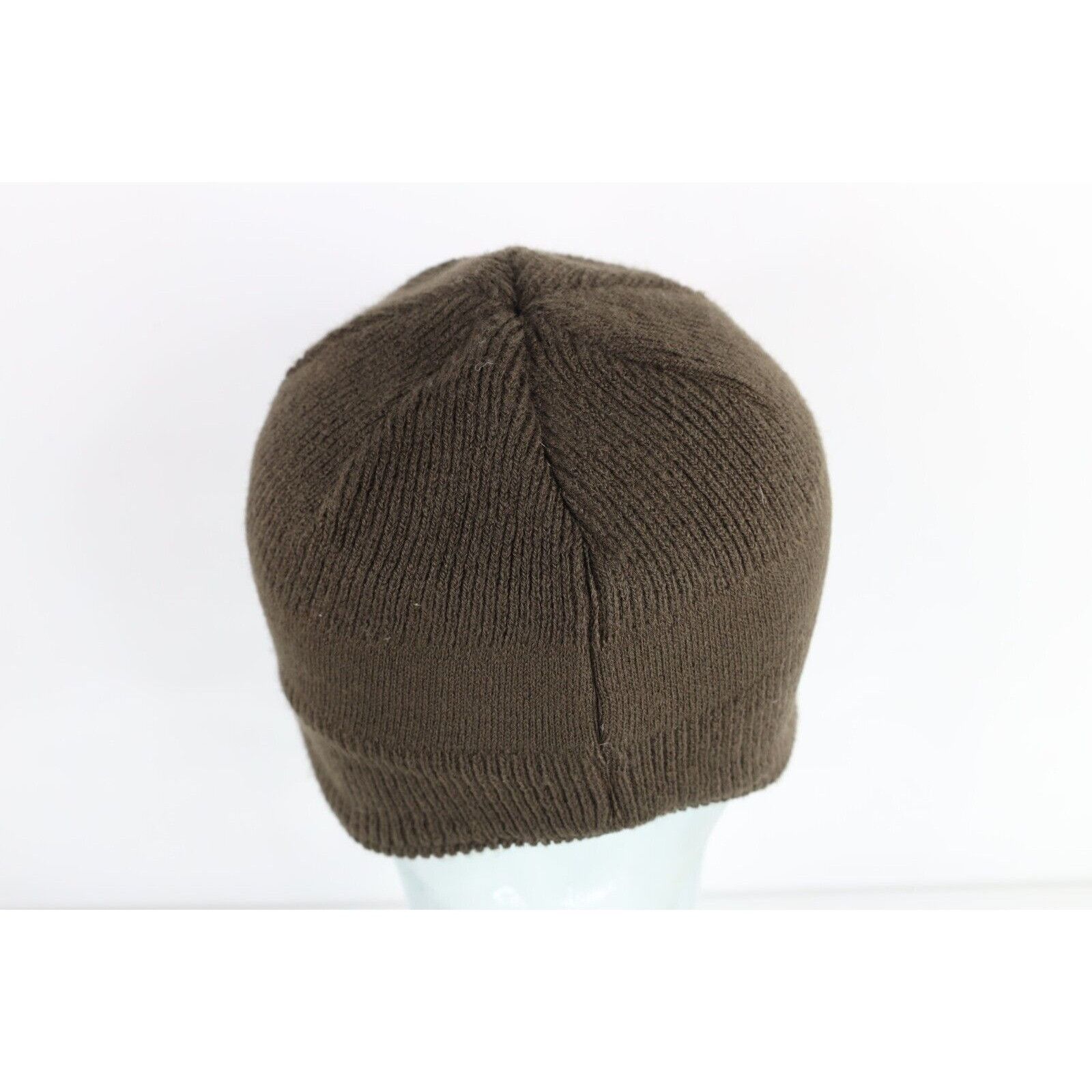 Carhartt × Vintage Vintage Y2K Carhartt Ribbed Knit Ear Flap Winter Beanie Hat Size ONE SIZE - 4 Thumbnail