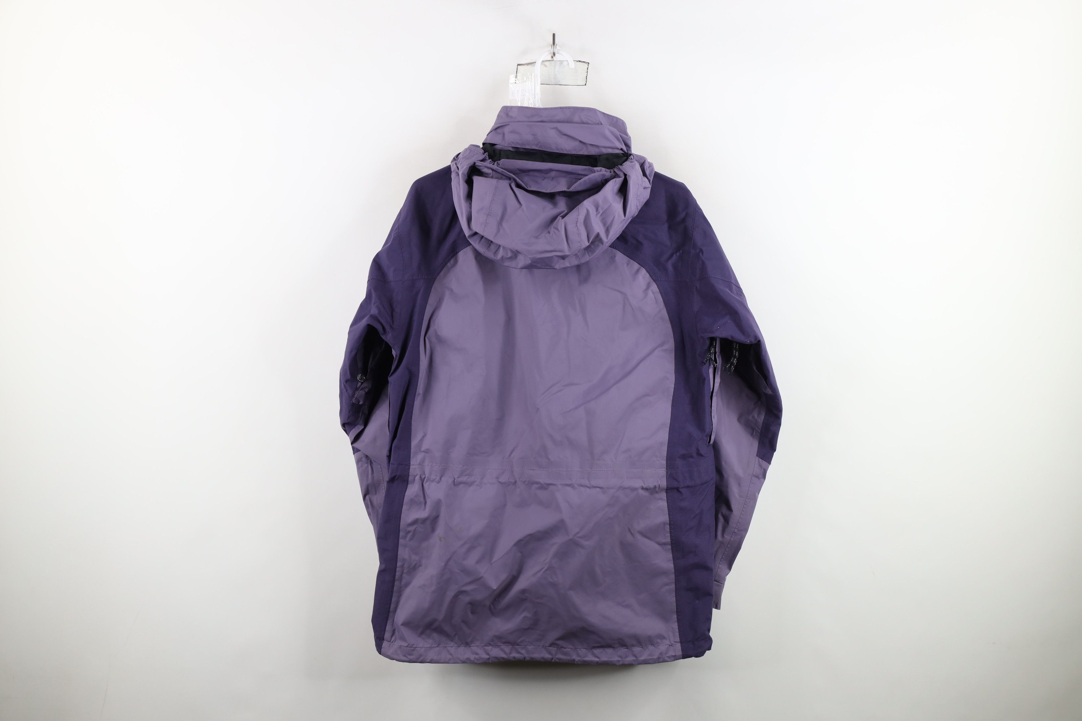 The North Face × Vintage Vintage 90s The North Face Goretex Hooded Jacket Purple Size S / US 4 / IT 40 - 15 Thumbnail