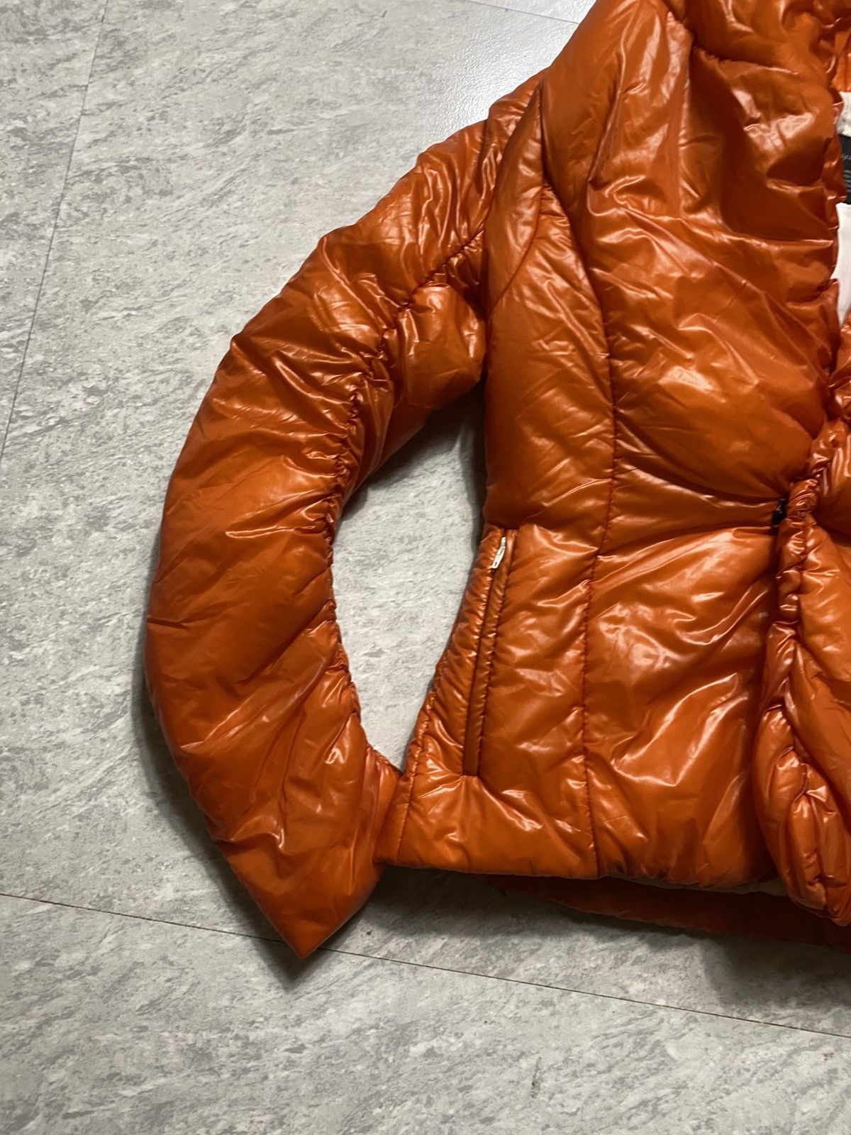 Bajra BAJRA JAPAN PUFFER JACKET ORANGE AVANT GARDE Size S / US 4 / IT 40 - 3 Thumbnail