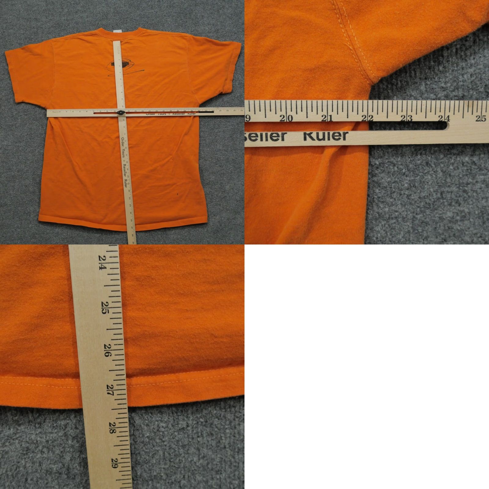 Vintage VINTAGE Halloween T Shirt Mens XL Orange Happy Script Graffiti Ameristar Y2K Size US XL / EU 56 / 4 - 8 Thumbnail