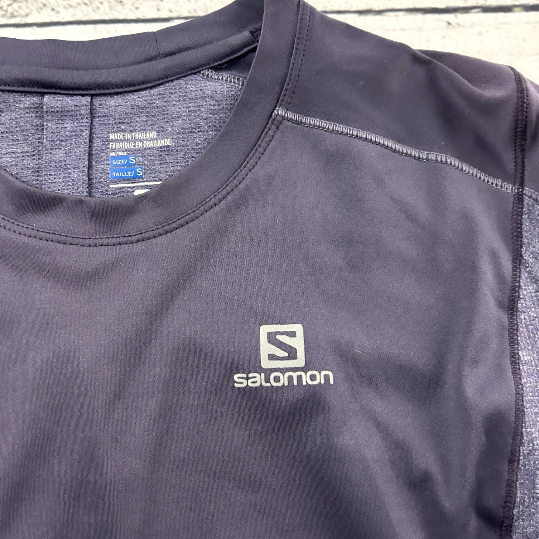 Salomon Salomon Advanced Skin Active Dry Long Sleeve T Shirt Women's Small Purple Size S / US 4 / IT 40 - 4 Thumbnail