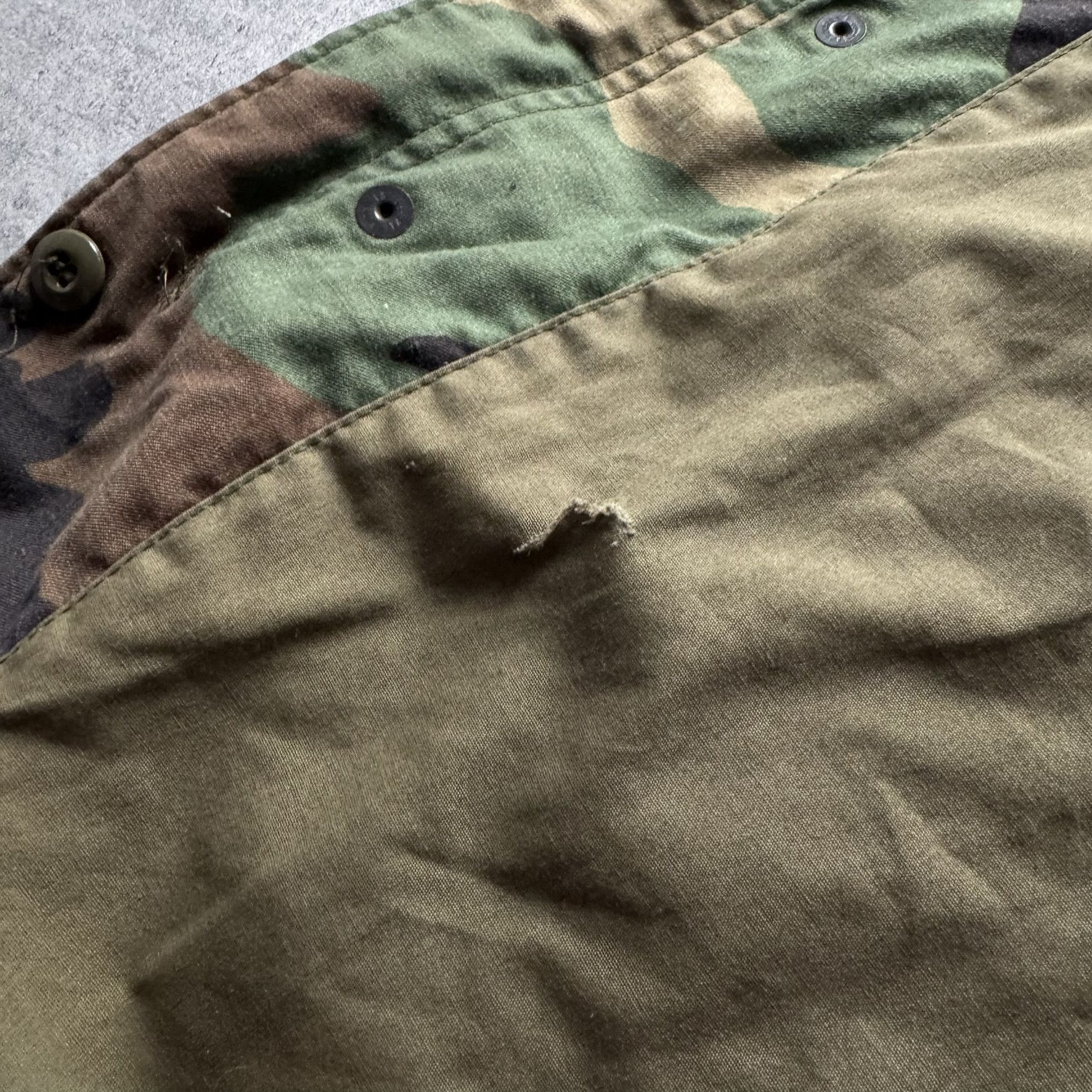 Alpha Industries Vintage Alpha green camo M65 military field jacket Size US XL / EU 56 / 4 - 7 Thumbnail