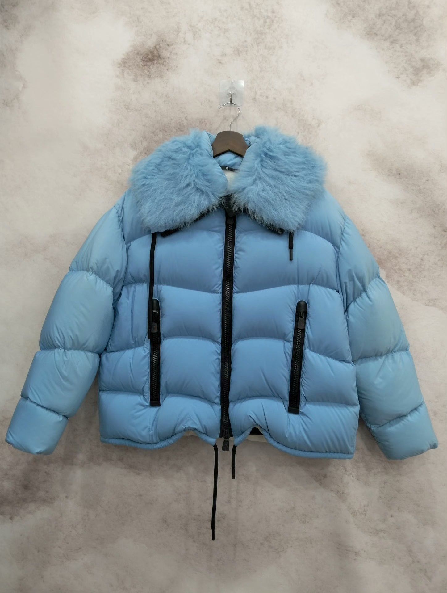 Moncler Moncler Light Blue Puffer Jacket Size US S / EU 44-46 / 1 - 1 Thumbnail