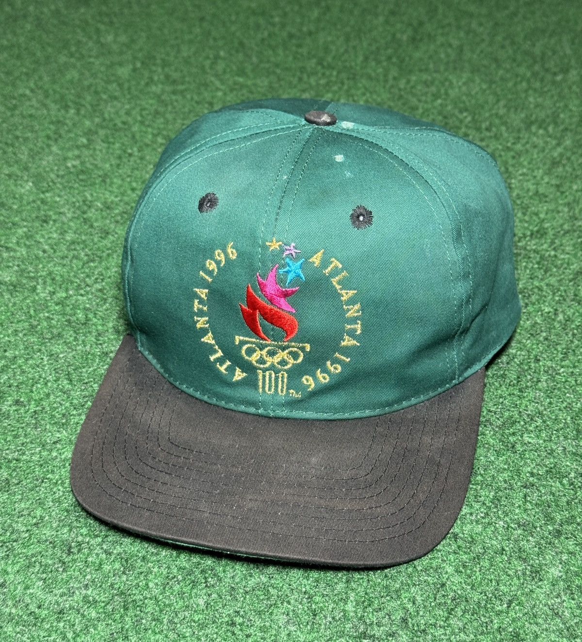 Vintage Vintage Olympics 90s Atlanta Snapback Winter Summer Cap Hat Size ONE SIZE - 1 Thumbnail