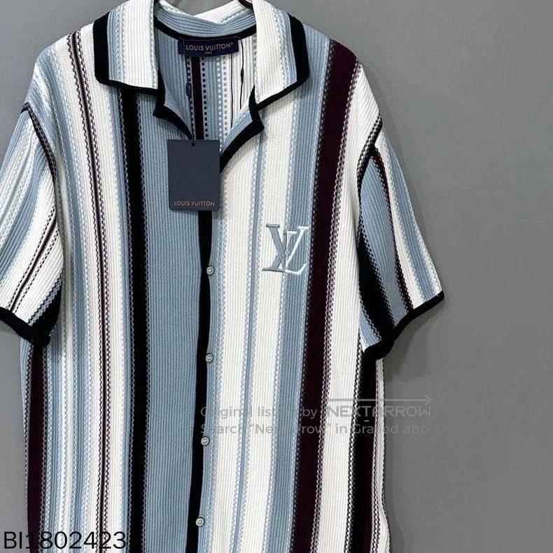 Louis Vuitton Louis Vuitton FW25 Embroidered Stripe Shirt. Size US S / EU 44-46 / 1 - 3 Thumbnail