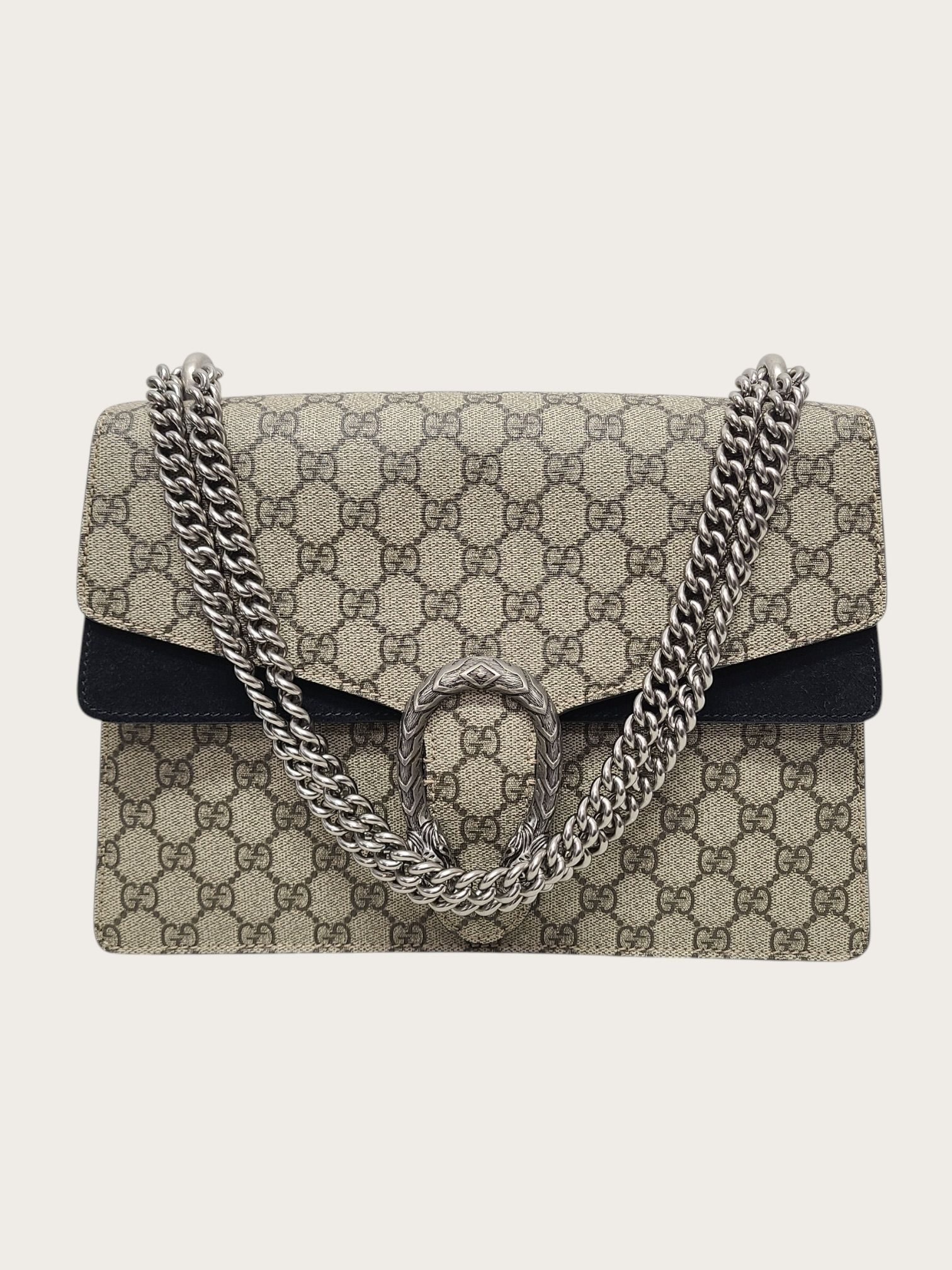 Gucci GG Supreme Canvas Dionysus Chain Shoulder Bag Medium Size ONE SIZE - 1 Thumbnail