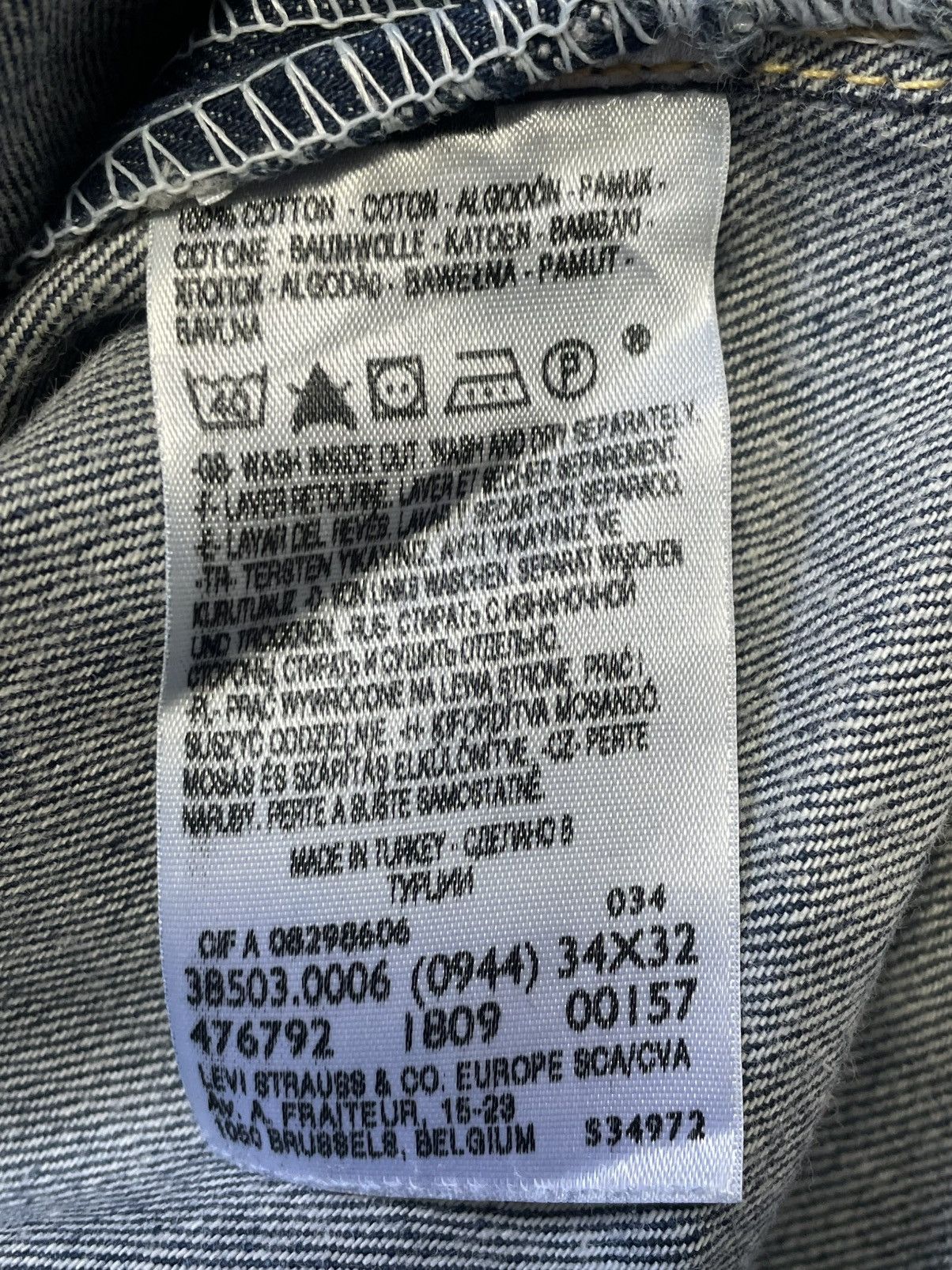 Levi's Vintage Levi's 503 Lose Selvedge Jeans Flared Y2k Denim Size US 34 / EU 50 - 11 Thumbnail