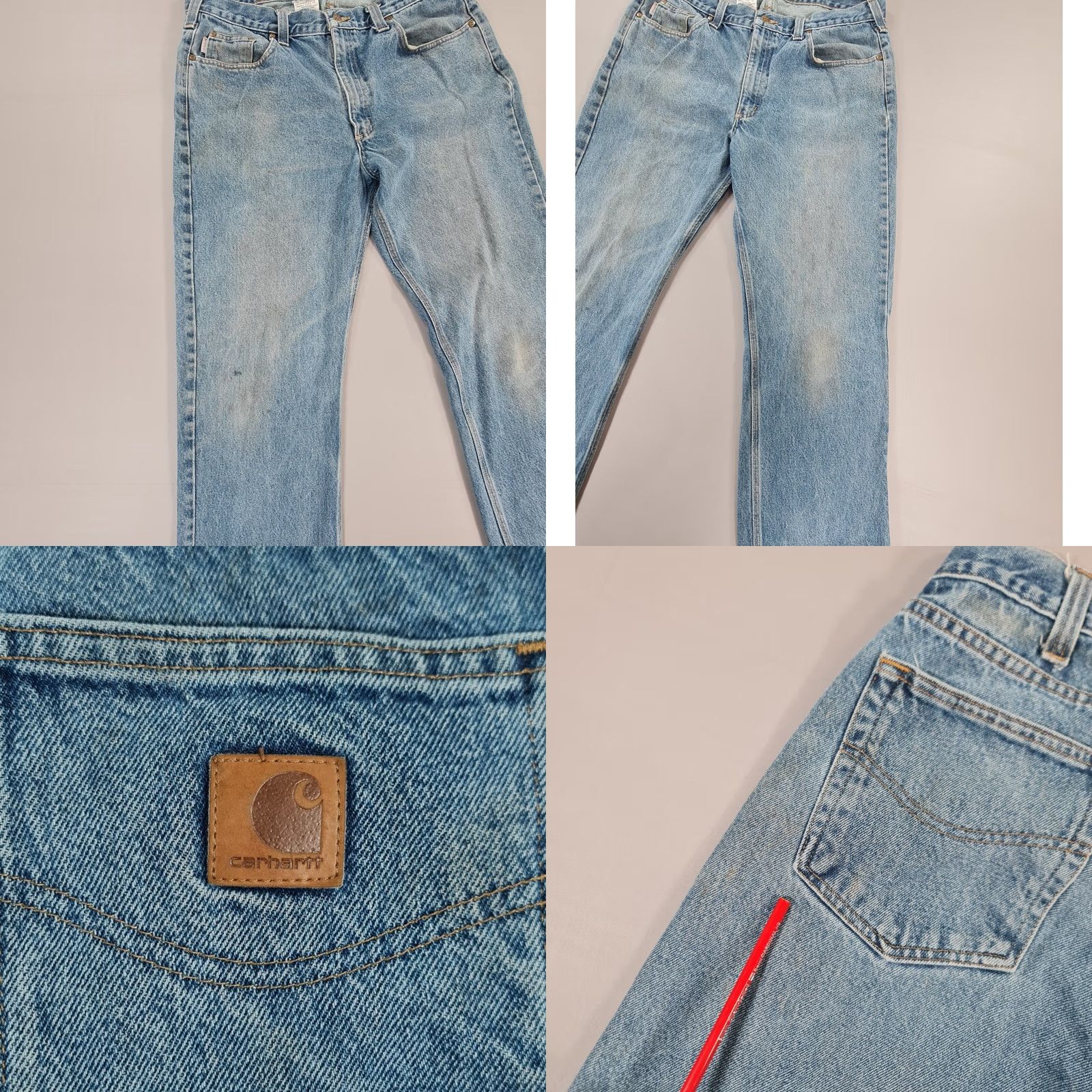 Carhartt Carhartt Mens Jeans Blue W38 L34 Relaxed Straight Denim B480 DVB Jeans Boys? Size US 38 / EU 54 - 8 Thumbnail